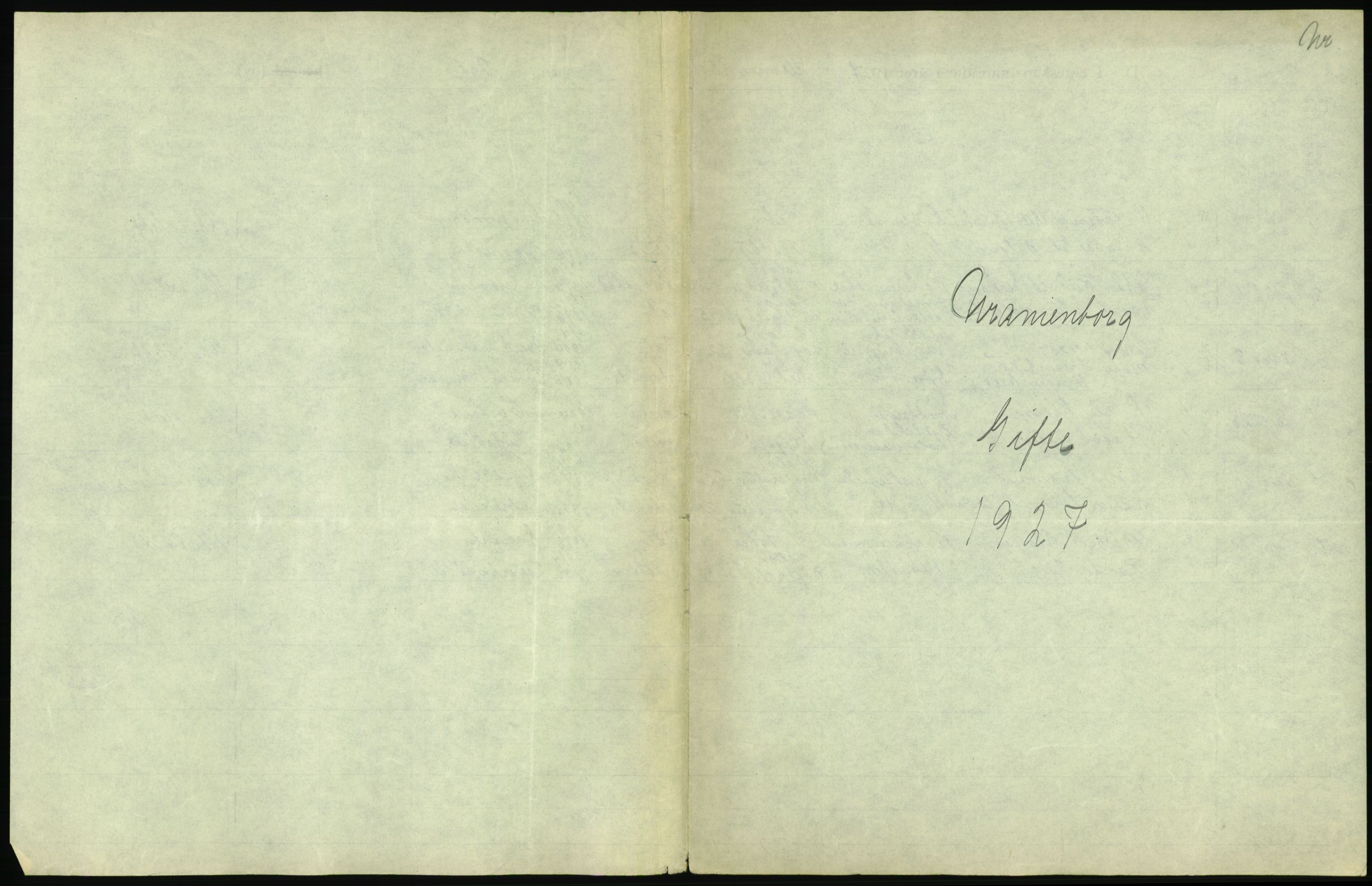 Statistisk sentralbyrå, Sosiodemografiske emner, Befolkning, AV/RA-S-2228/D/Df/Dfc/Dfcg/L0008: Oslo: Gifte, 1927, p. 201