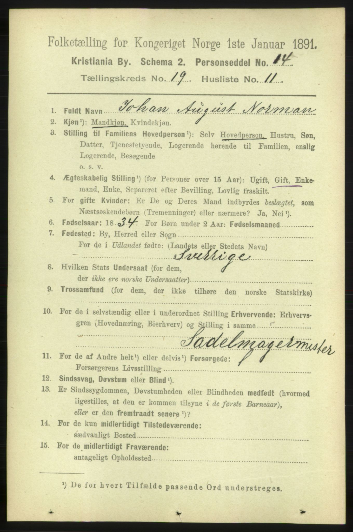 RA, 1891 census for 0301 Kristiania, 1891, p. 9786