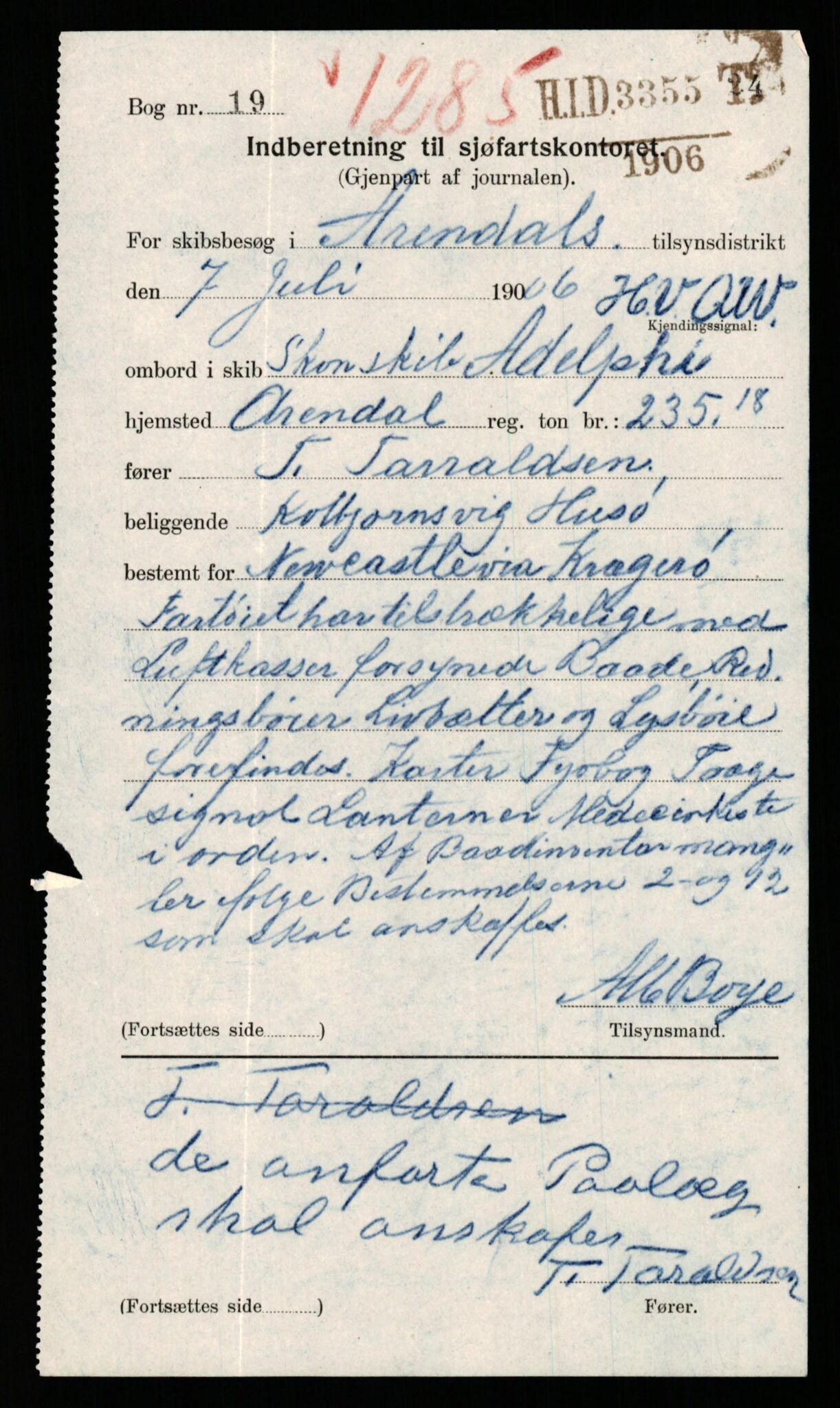 Sjøfartsdirektoratet med forløpere, skipsmapper slettede skip, AV/RA-S-4998/F/Fa/L0005: --, 1864-1933, p. 256