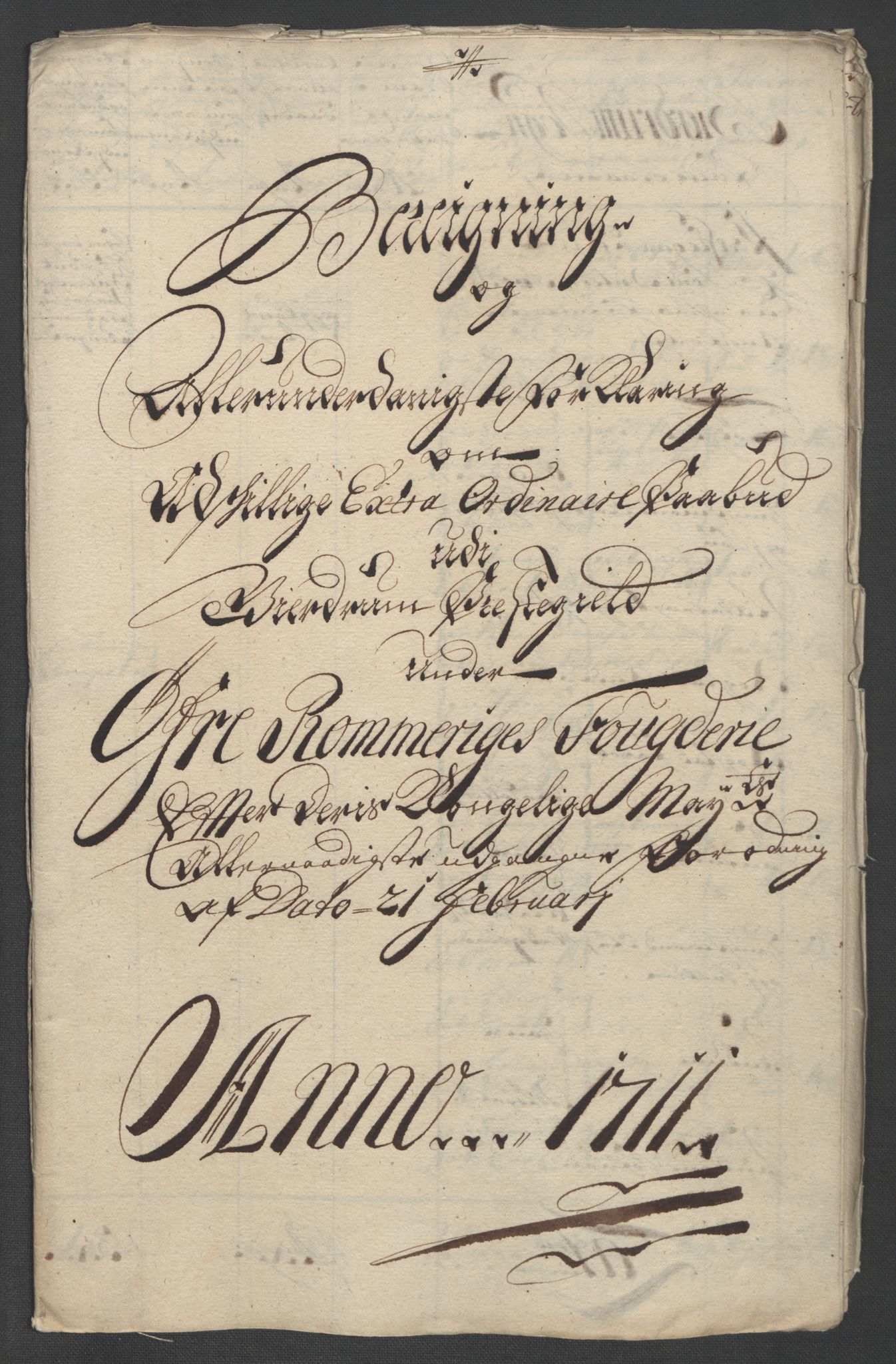 Rentekammeret inntil 1814, Reviderte regnskaper, Fogderegnskap, AV/RA-EA-4092/R12/L0721: Fogderegnskap Øvre Romerike, 1711, p. 238