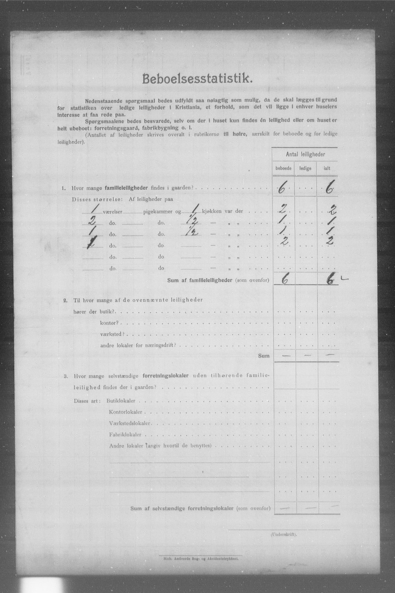 OBA, Municipal Census 1904 for Kristiania, 1904, p. 23319