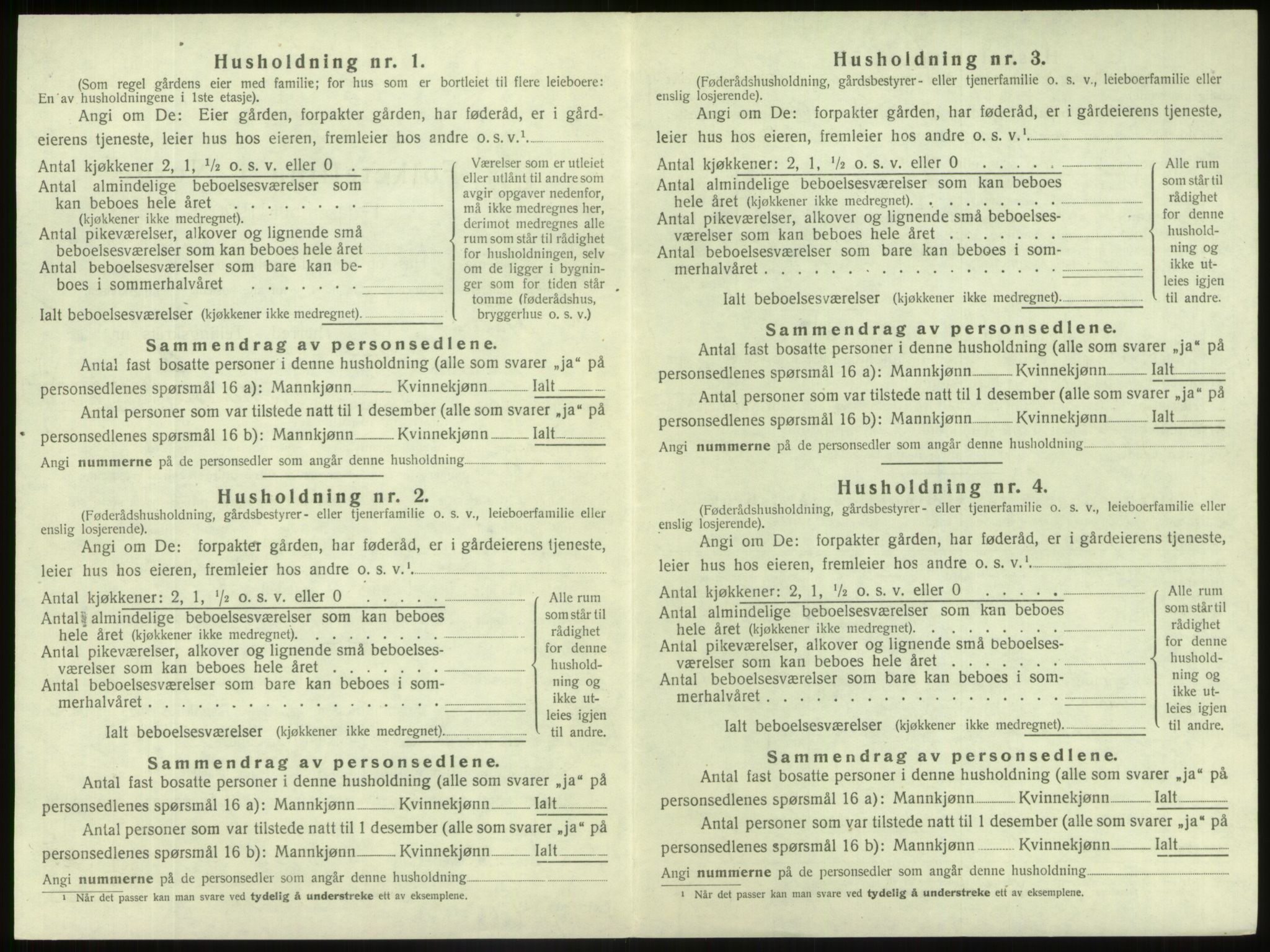 SAB, 1920 census for Fjaler, 1920, p. 296