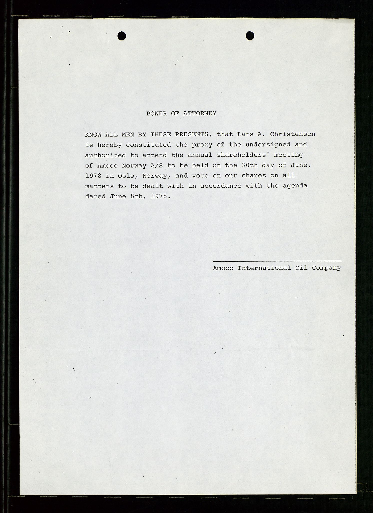 Pa 1740 - Amoco Norway Oil Company, AV/SAST-A-102405/22/A/Aa/L0002: Styreprotokoller og sakspapirer, 1966-1999, p. 449