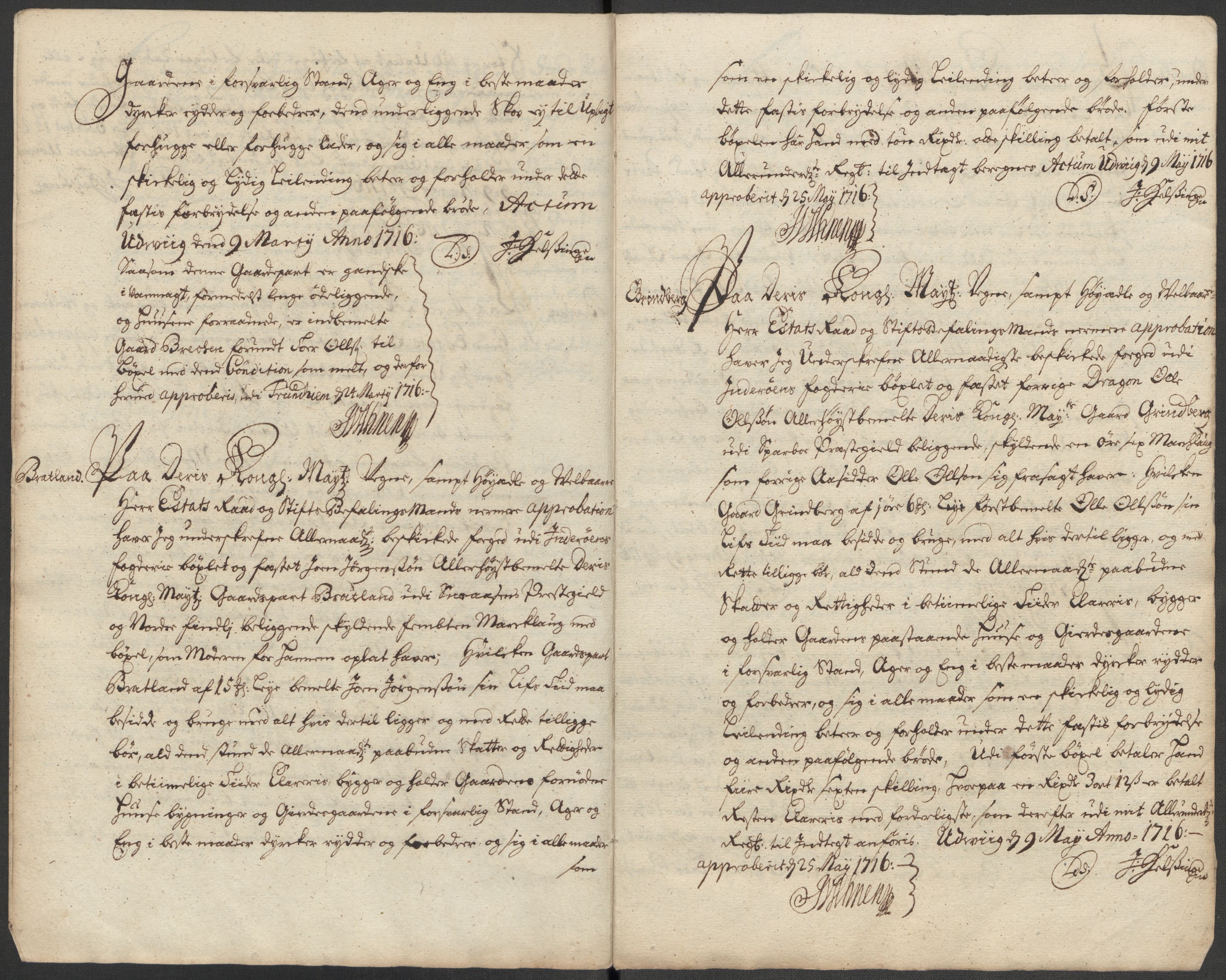 Rentekammeret inntil 1814, Reviderte regnskaper, Fogderegnskap, AV/RA-EA-4092/R63/L4324: Fogderegnskap Inderøy, 1716, p. 205