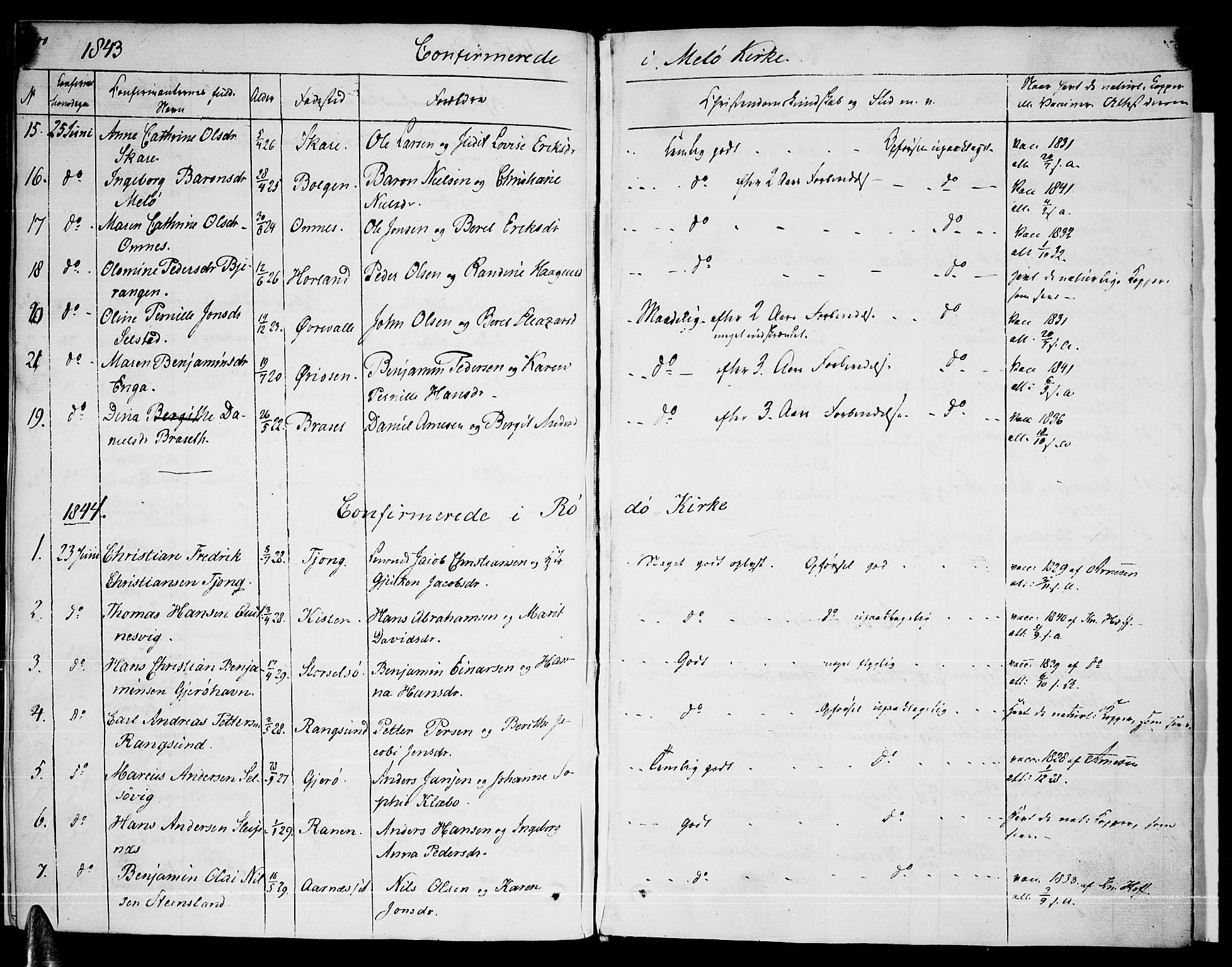 Ministerialprotokoller, klokkerbøker og fødselsregistre - Nordland, AV/SAT-A-1459/841/L0598: Parish register (official) no. 841A06 /1, 1825-1844, p. 700