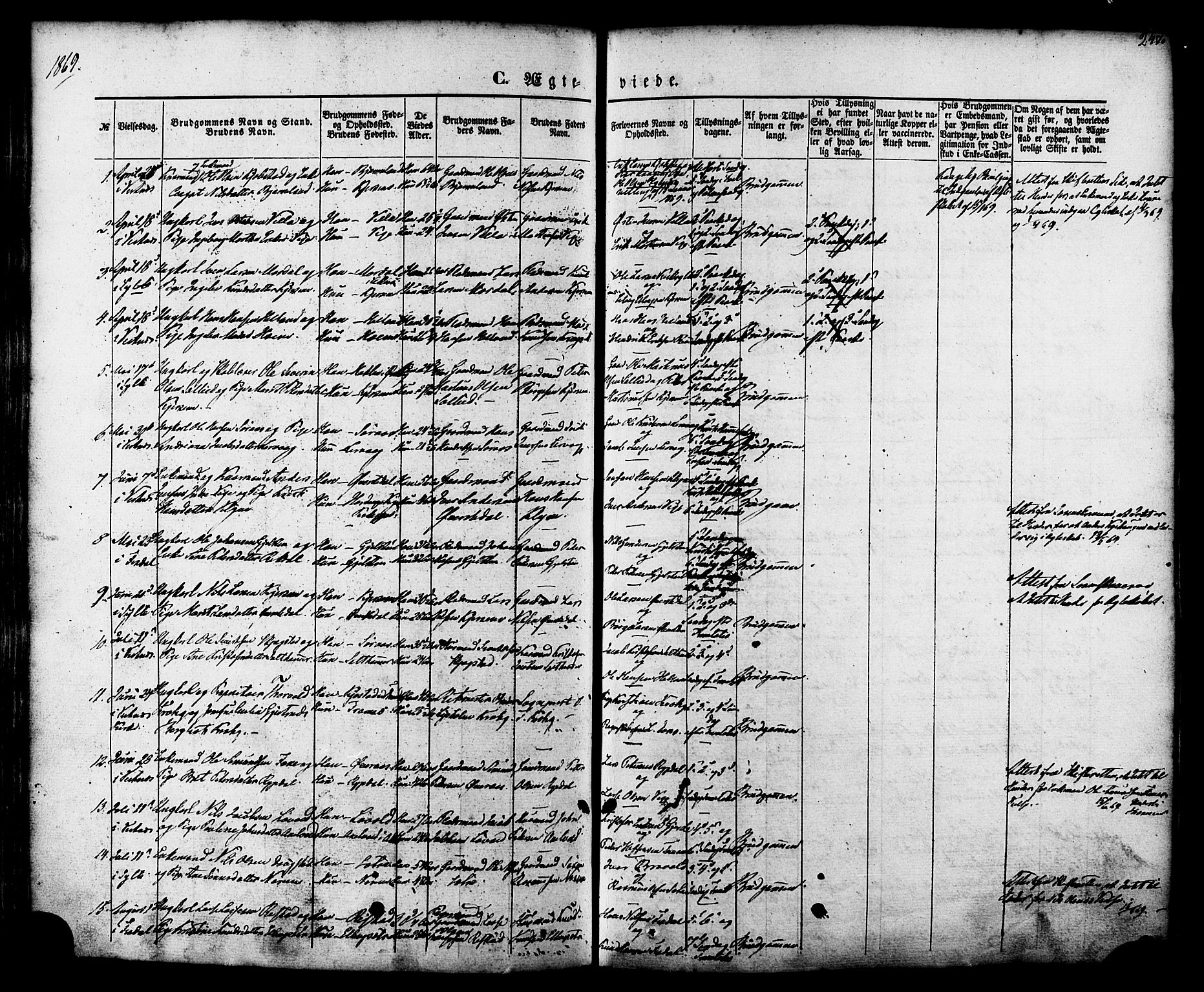 Ministerialprotokoller, klokkerbøker og fødselsregistre - Møre og Romsdal, SAT/A-1454/539/L0529: Parish register (official) no. 539A02, 1848-1872, p. 247