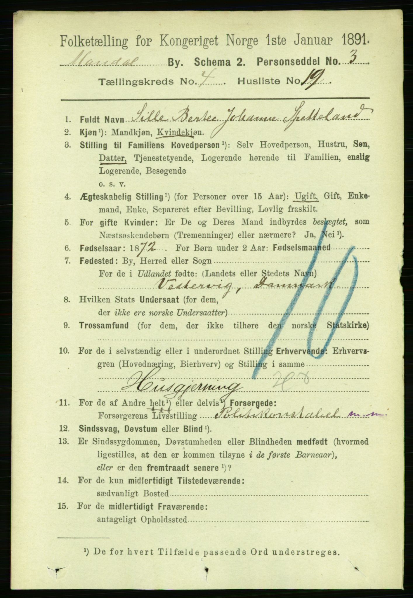 RA, 1891 census for 1002 Mandal, 1891, p. 1918