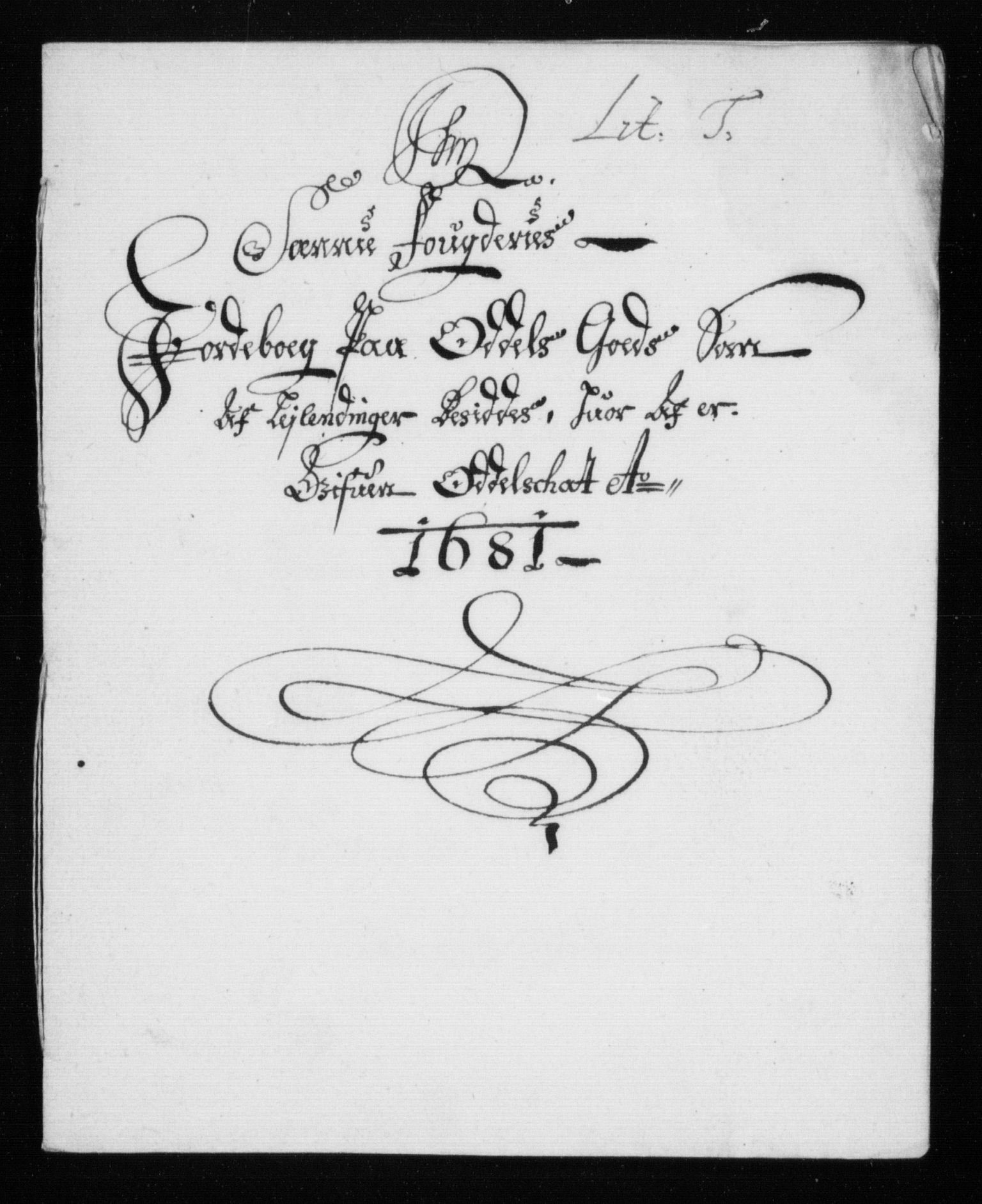 Rentekammeret inntil 1814, Reviderte regnskaper, Stiftamtstueregnskaper, Trondheim stiftamt og Nordland amt, AV/RA-EA-6044/R/Rh/L0008: Nordland amt, 1681