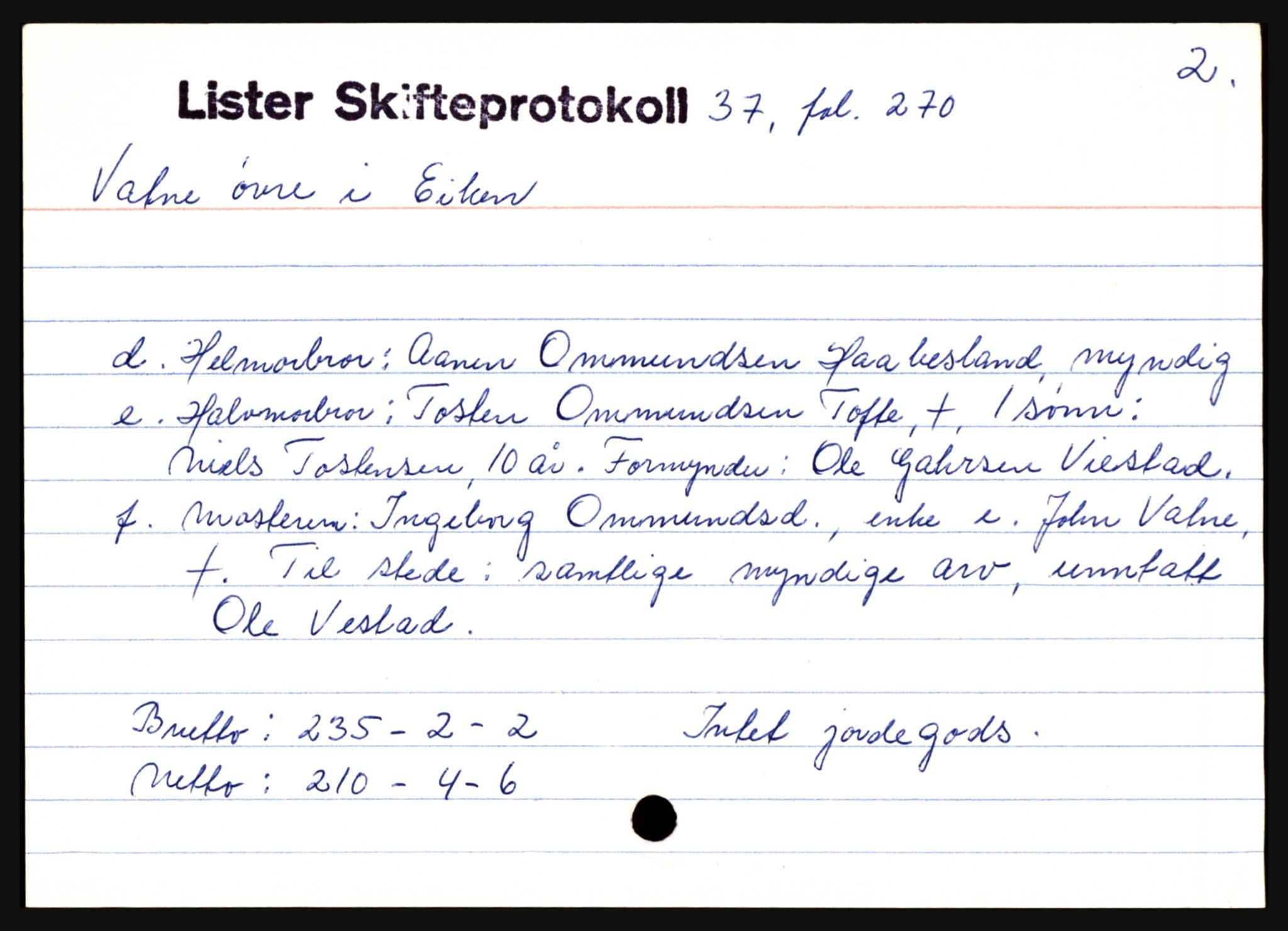 Lister sorenskriveri, AV/SAK-1221-0003/H, p. 41445