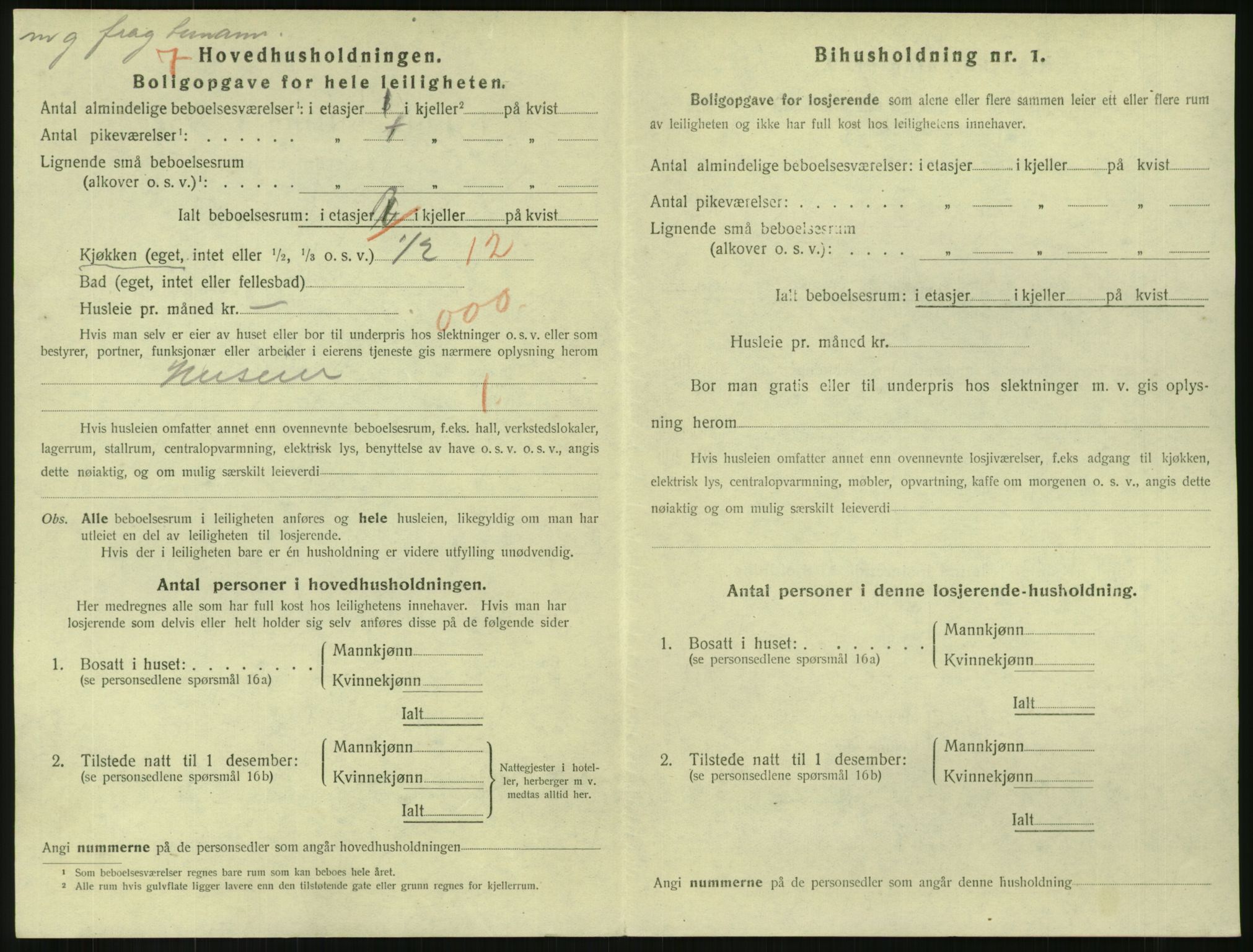 SAKO, 1920 census for Svelvik, 1920, p. 1058