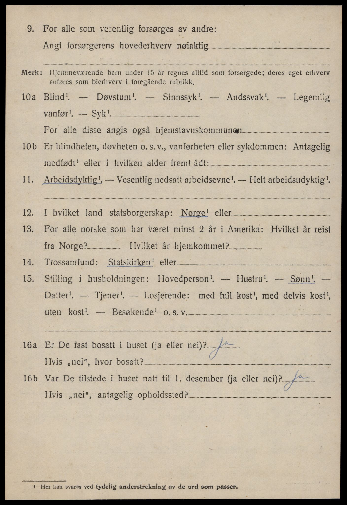 SAT, 1920 census for Sylte, 1920, p. 1172