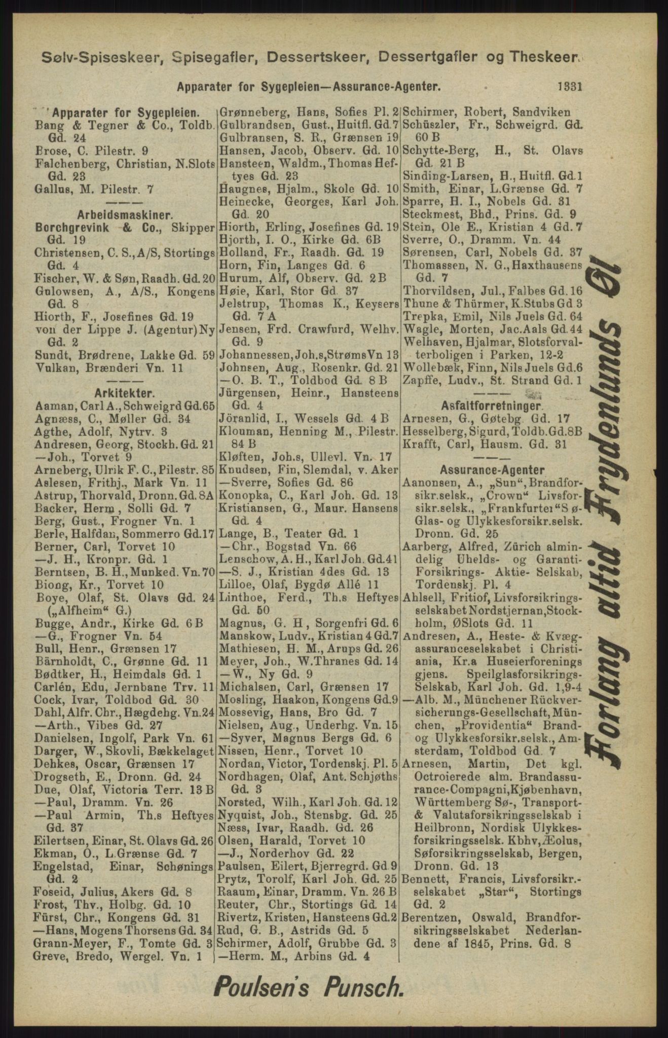 Kristiania/Oslo adressebok, PUBL/-, 1904, p. 1331