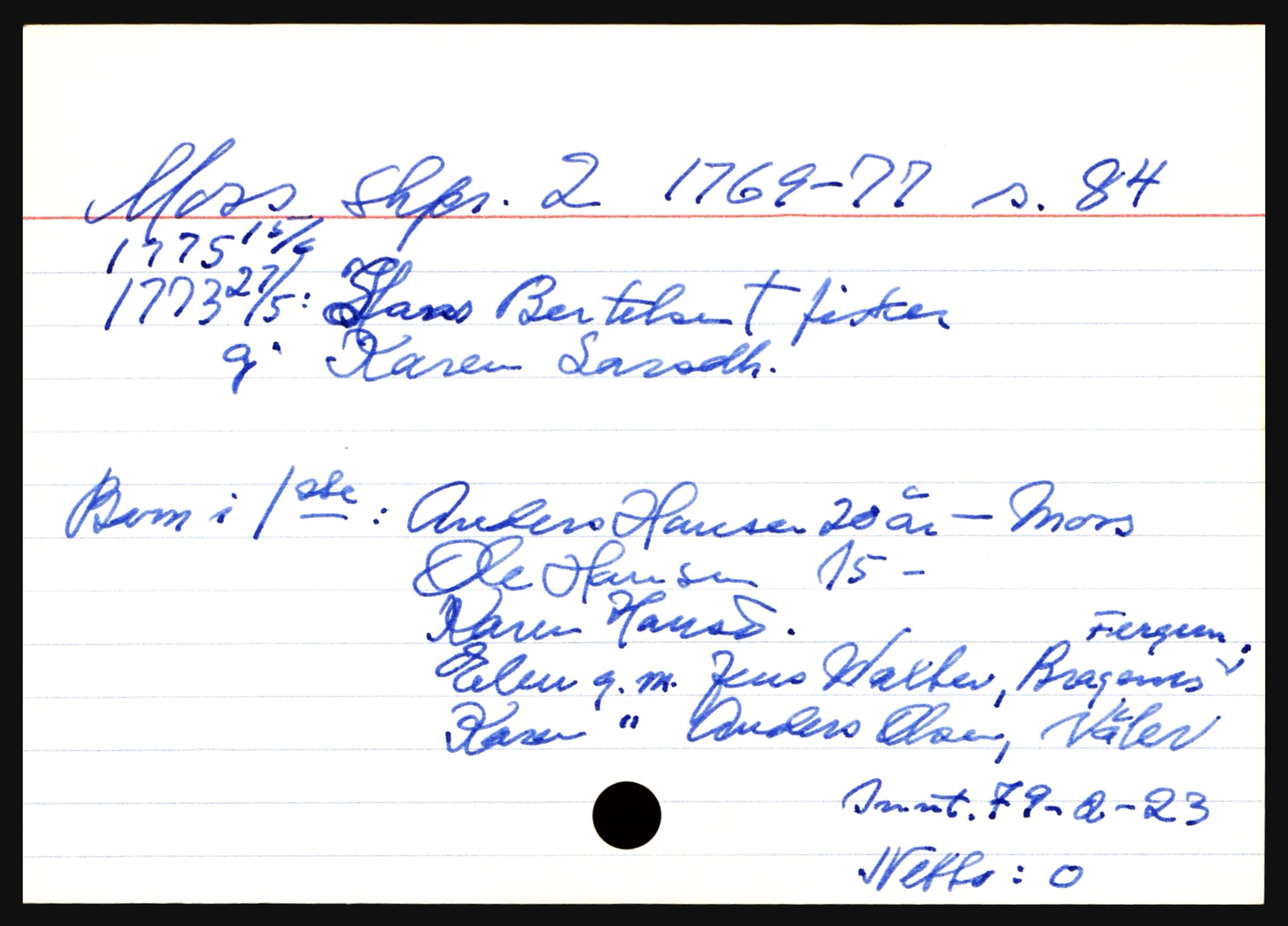 Moss byfogd, AV/SAO-A-10863/H, 1769-1777, p. 33
