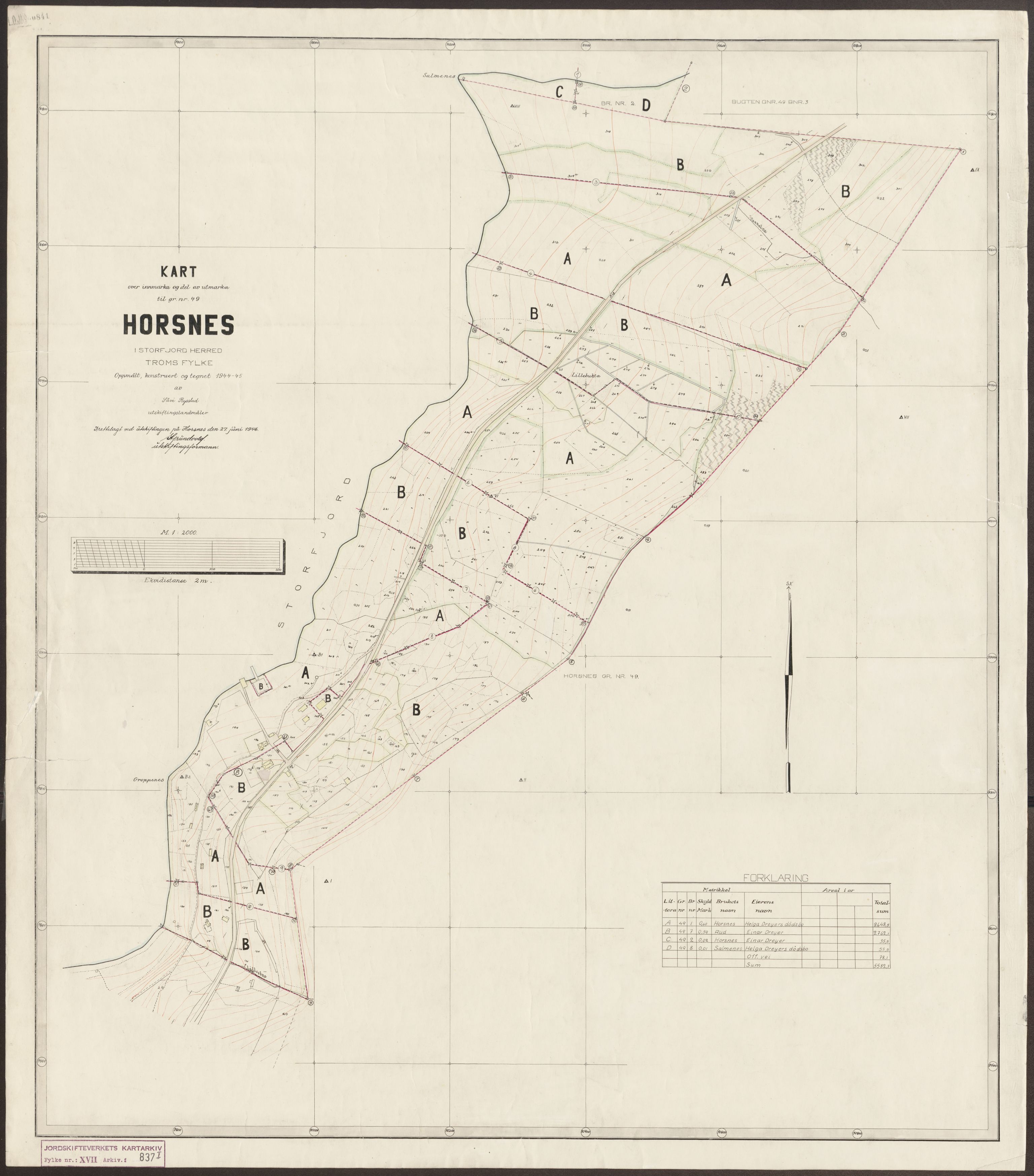 Jordskifteverkets kartarkiv, RA/S-3929/T, 1859-1988, p. 993