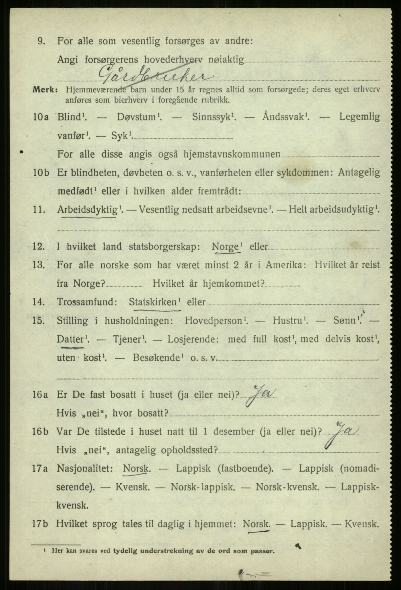 SATØ, 1920 census for Målselv, 1920, p. 6446