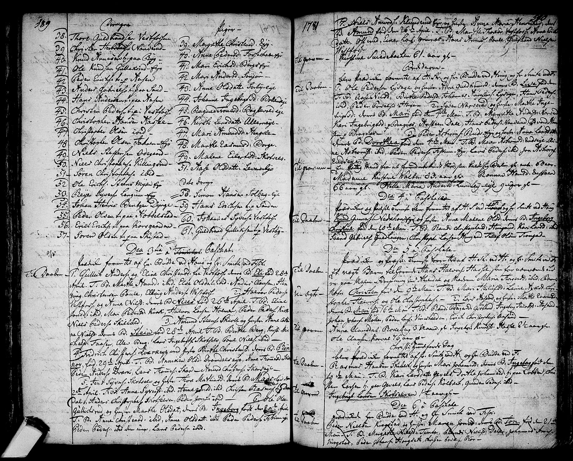 Eiker kirkebøker, AV/SAKO-A-4/F/Fa/L0008: Parish register (official) no. I 8, 1764-1788, p. 589-590