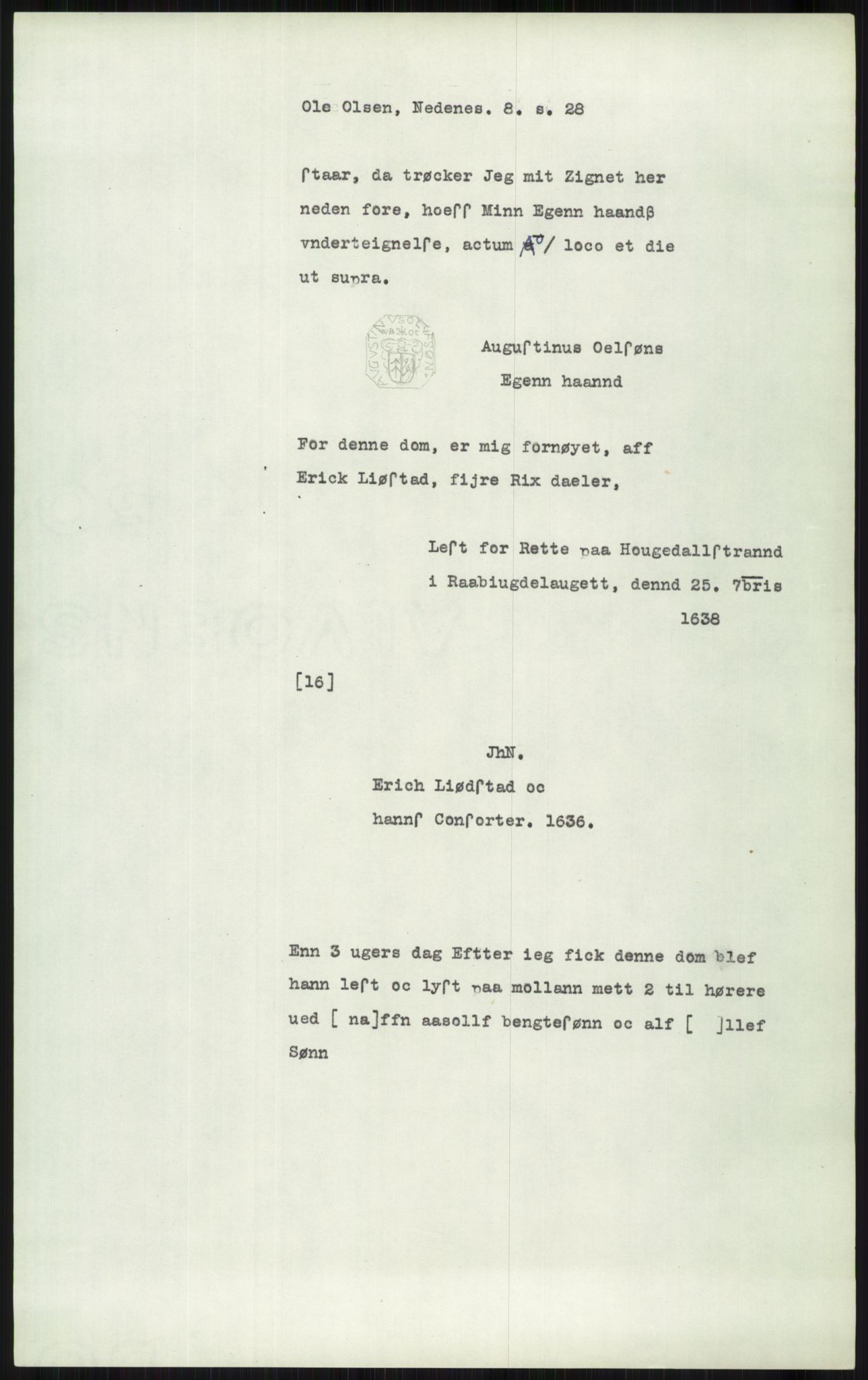 Samlinger til kildeutgivelse, Diplomavskriftsamlingen, AV/RA-EA-4053/H/Ha, p. 3002