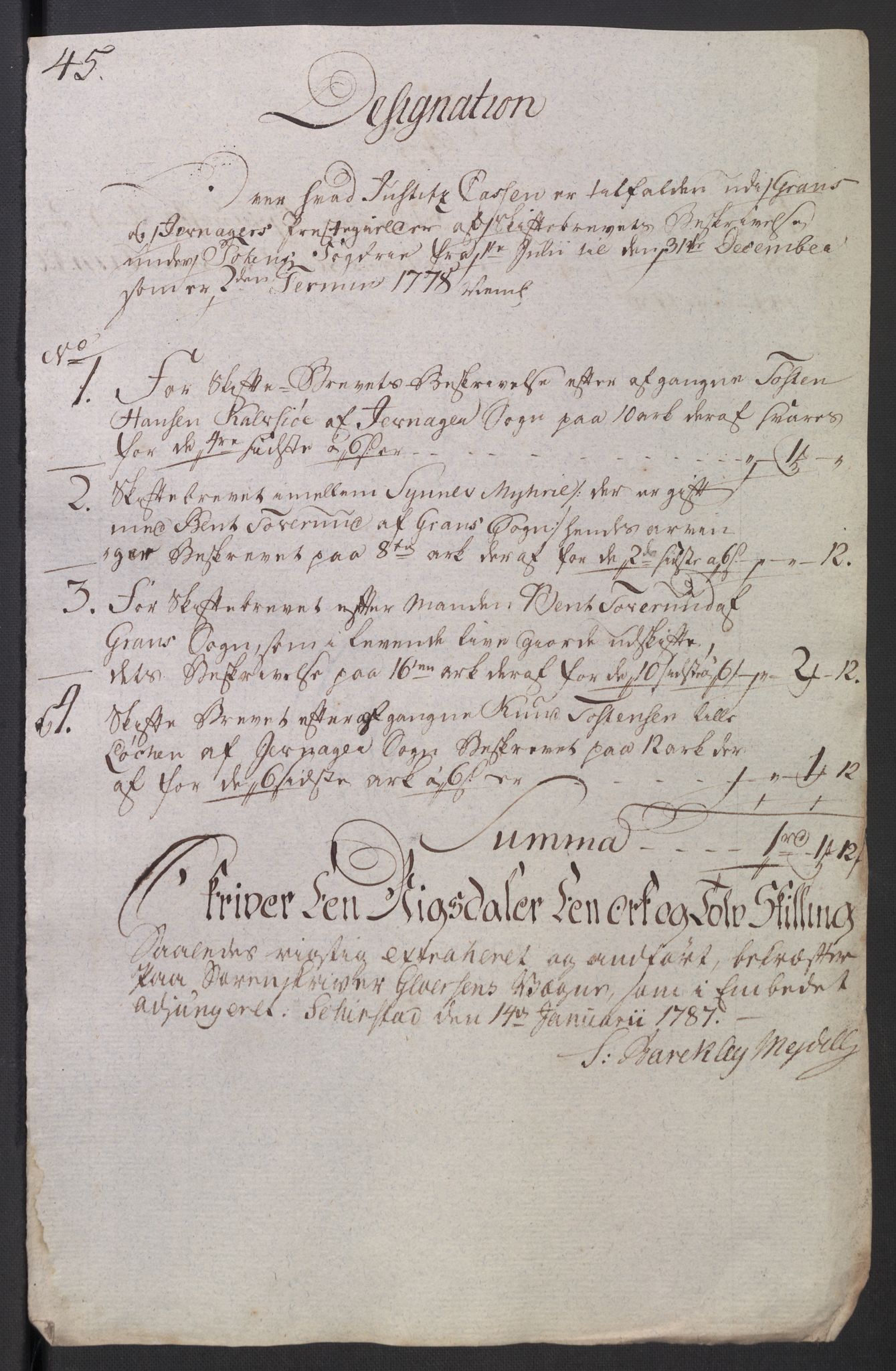 Rentekammeret inntil 1814, Reviderte regnskaper, Mindre regnskaper, AV/RA-EA-4068/Rb/L0014: Opplands amt, 1771-1779, p. 849