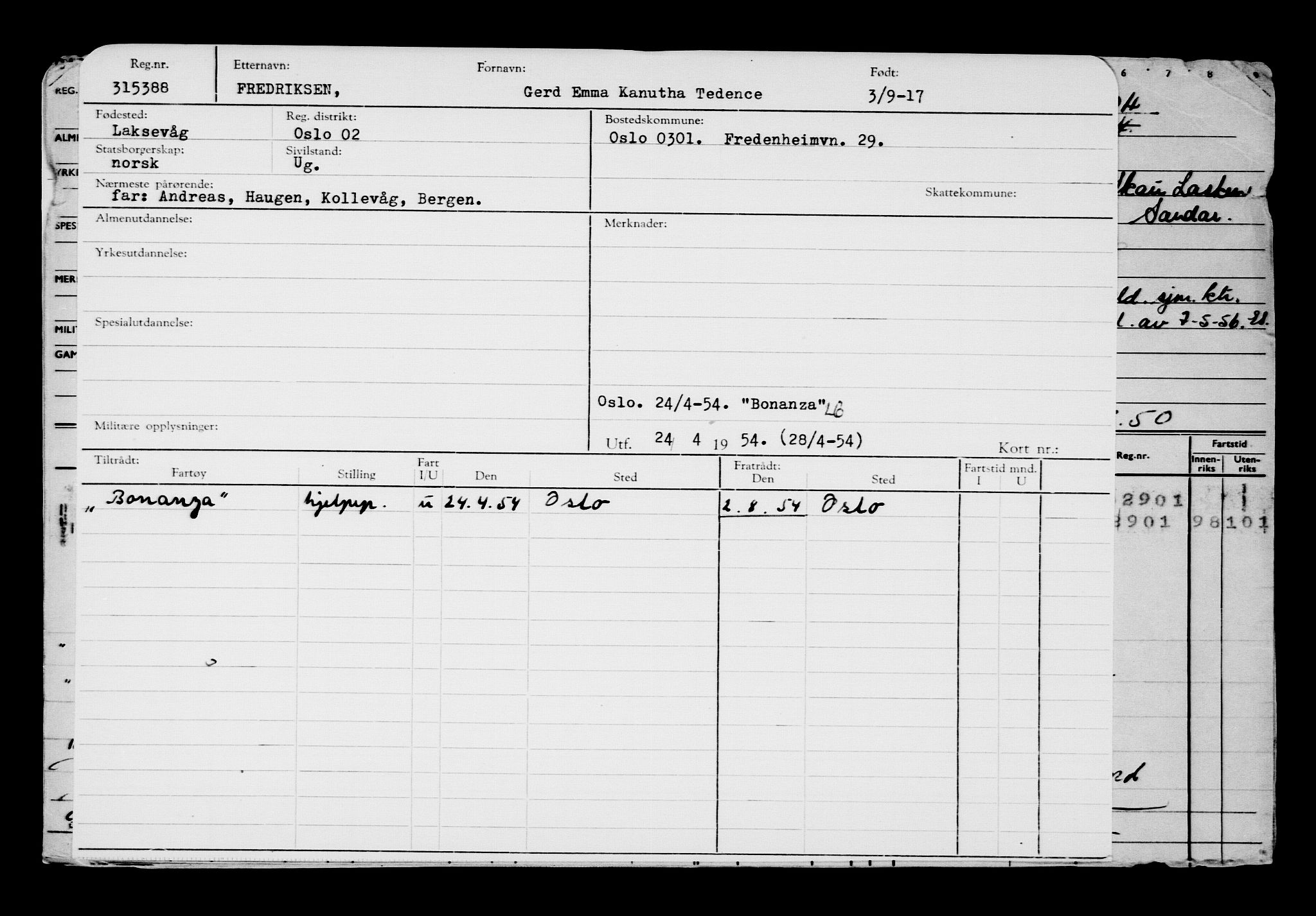 Direktoratet for sjømenn, AV/RA-S-3545/G/Gb/L0151: Hovedkort, 1917, p. 423