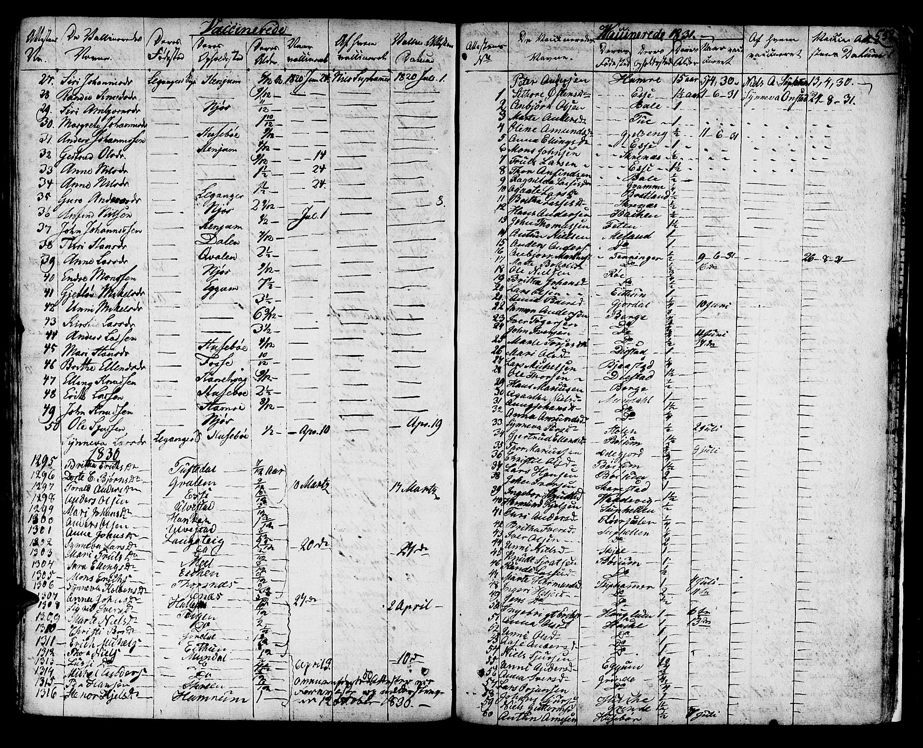 Leikanger sokneprestembete, AV/SAB-A-81001/H/Haa/Haaa/L0006: Parish register (official) no. A 6, 1810-1838, p. 552