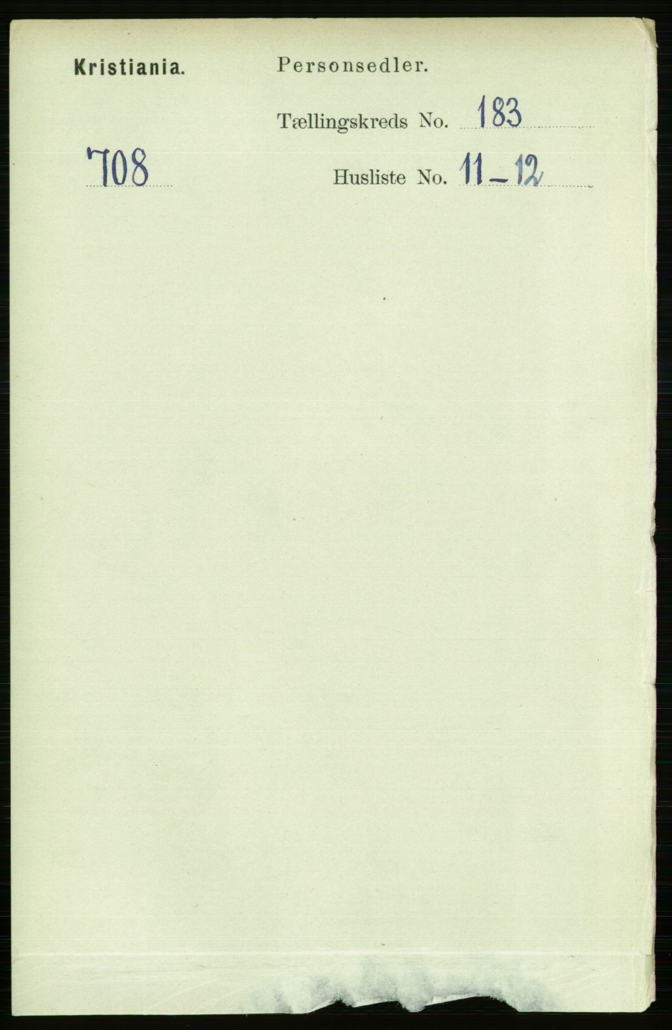 RA, 1891 census for 0301 Kristiania, 1891, p. 109735