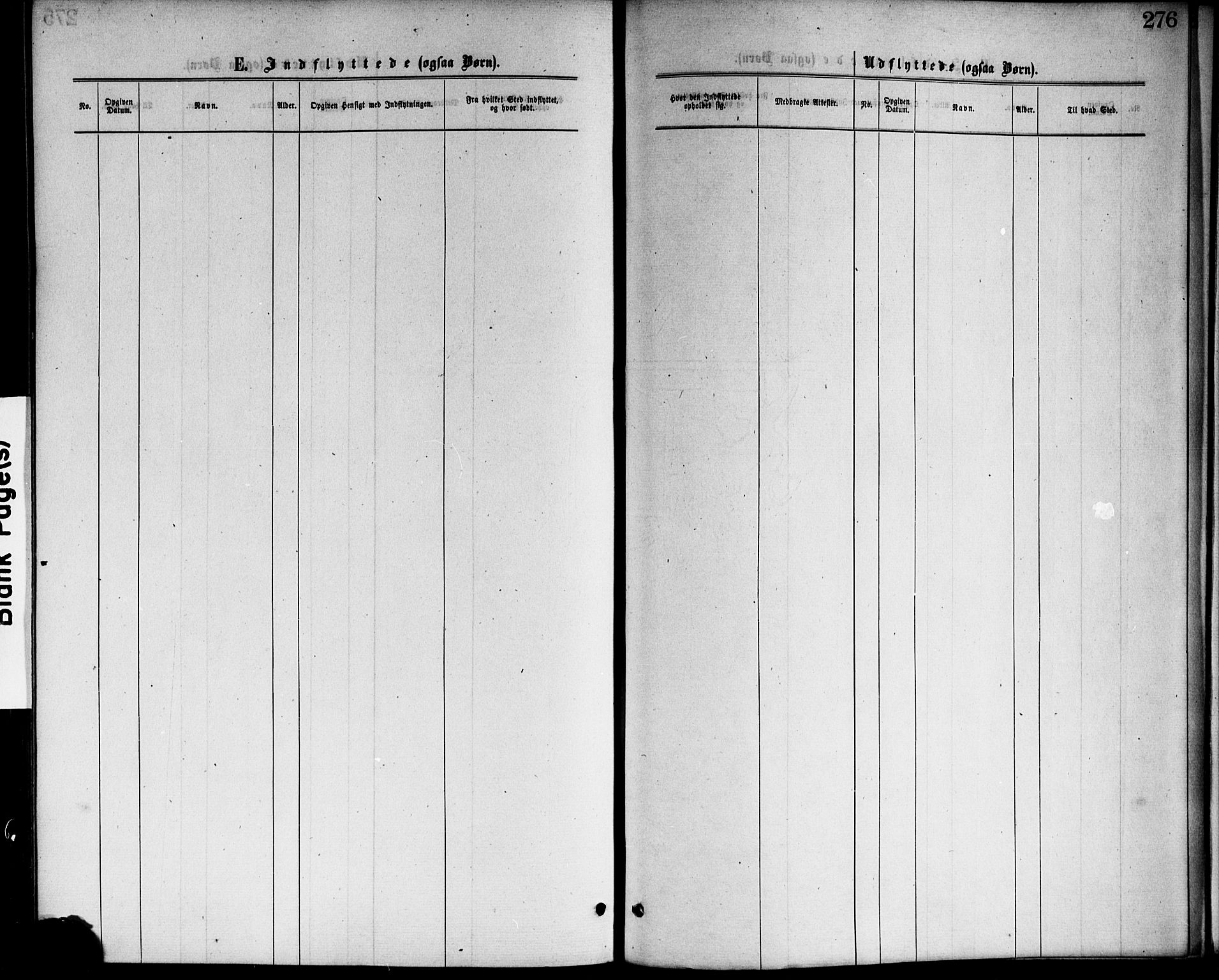 Hønefoss kirkebøker, AV/SAKO-A-609/F/Fa/L0001: Parish register (official) no. 1, 1875-1887, p. 276