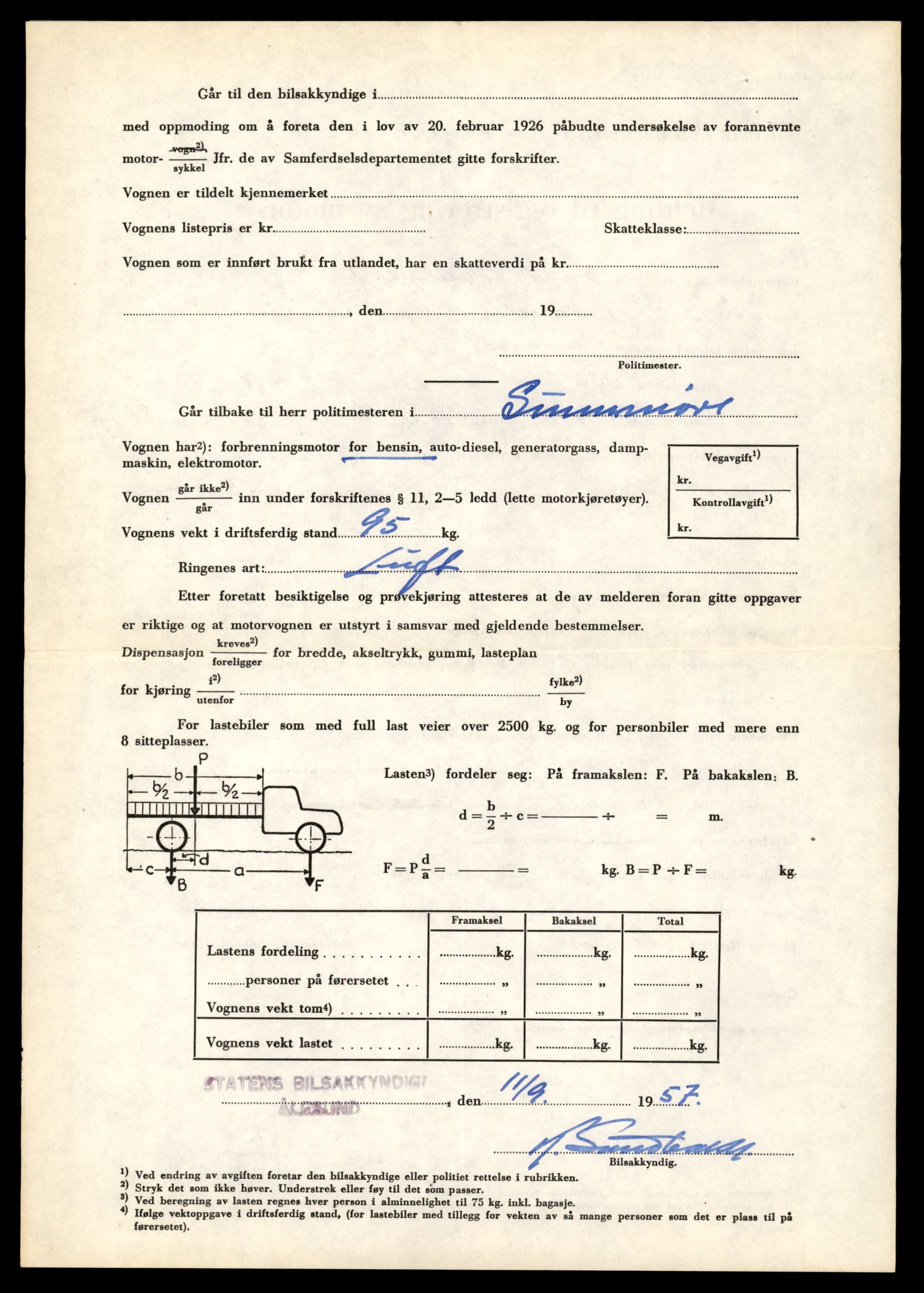 Møre og Romsdal vegkontor - Ålesund trafikkstasjon, AV/SAT-A-4099/F/Fe/L0040: Registreringskort for kjøretøy T 13531 - T 13709, 1927-1998, p. 2786