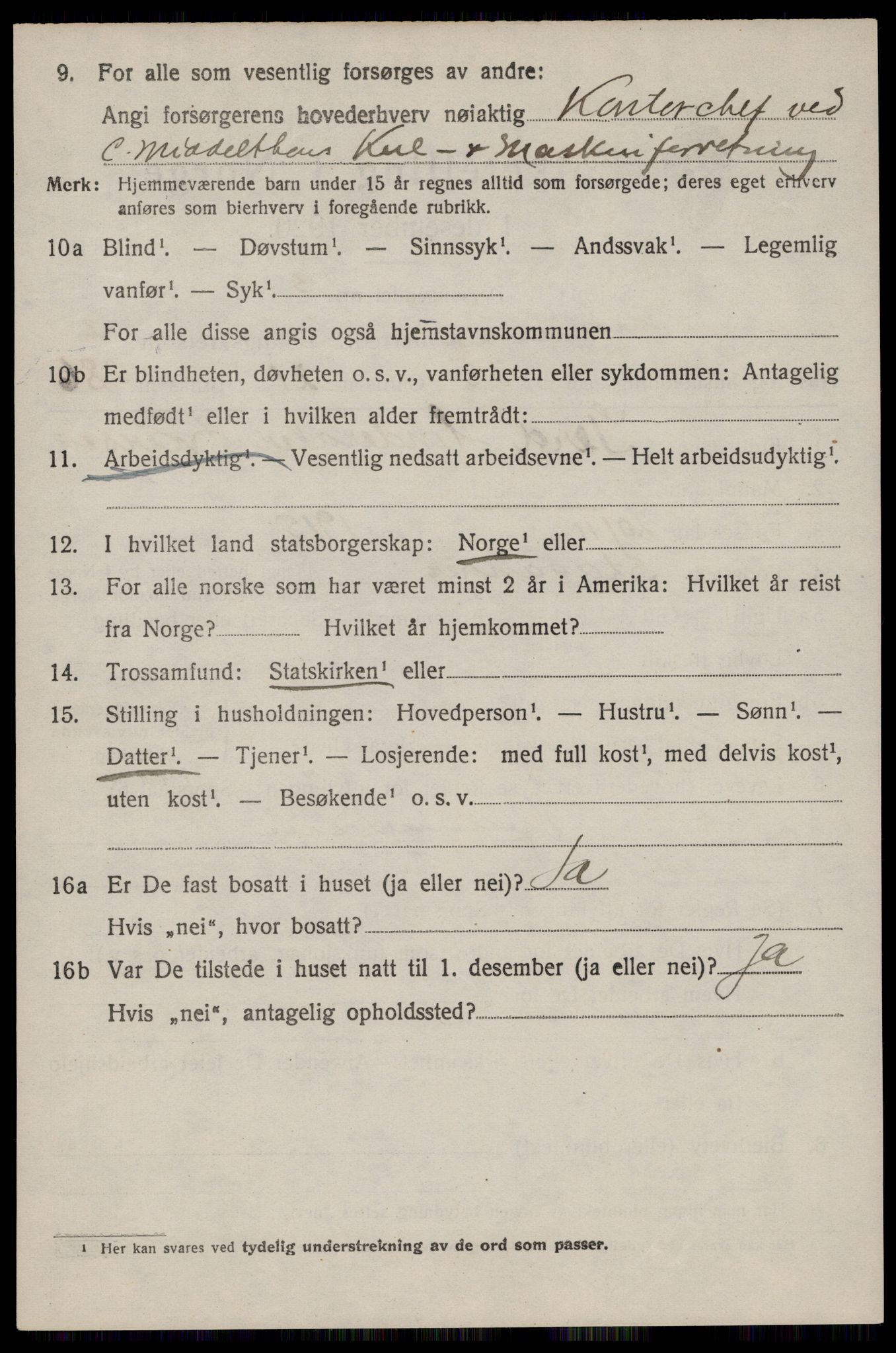 SAST, 1920 census for Hetland, 1920, p. 14348