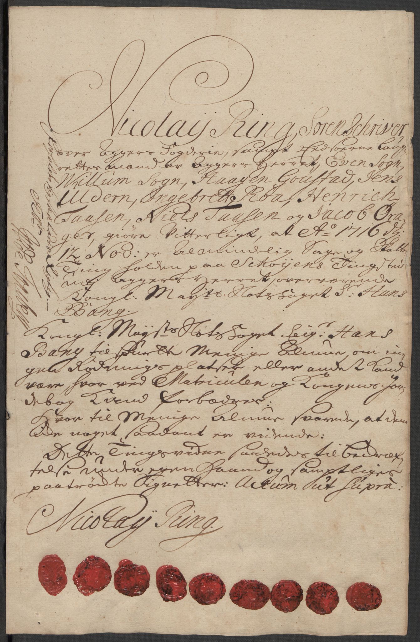 Rentekammeret inntil 1814, Reviderte regnskaper, Fogderegnskap, AV/RA-EA-4092/R10/L0454: Fogderegnskap Aker og Follo, 1716, p. 100