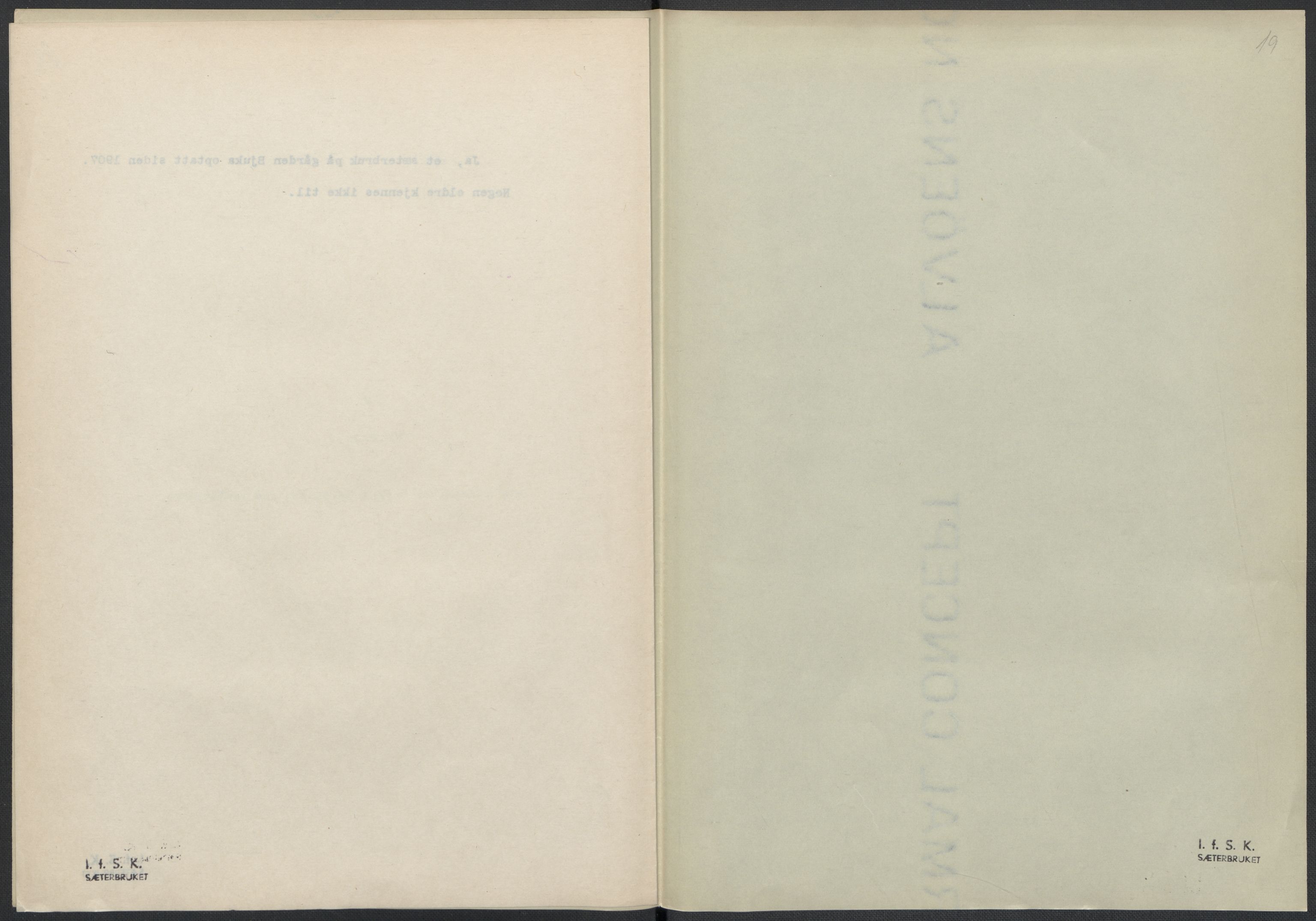 Instituttet for sammenlignende kulturforskning, AV/RA-PA-0424/F/Fc/L0016/0002: Eske B16: / Nordland (perm XLVII), 1932-1936, p. 19