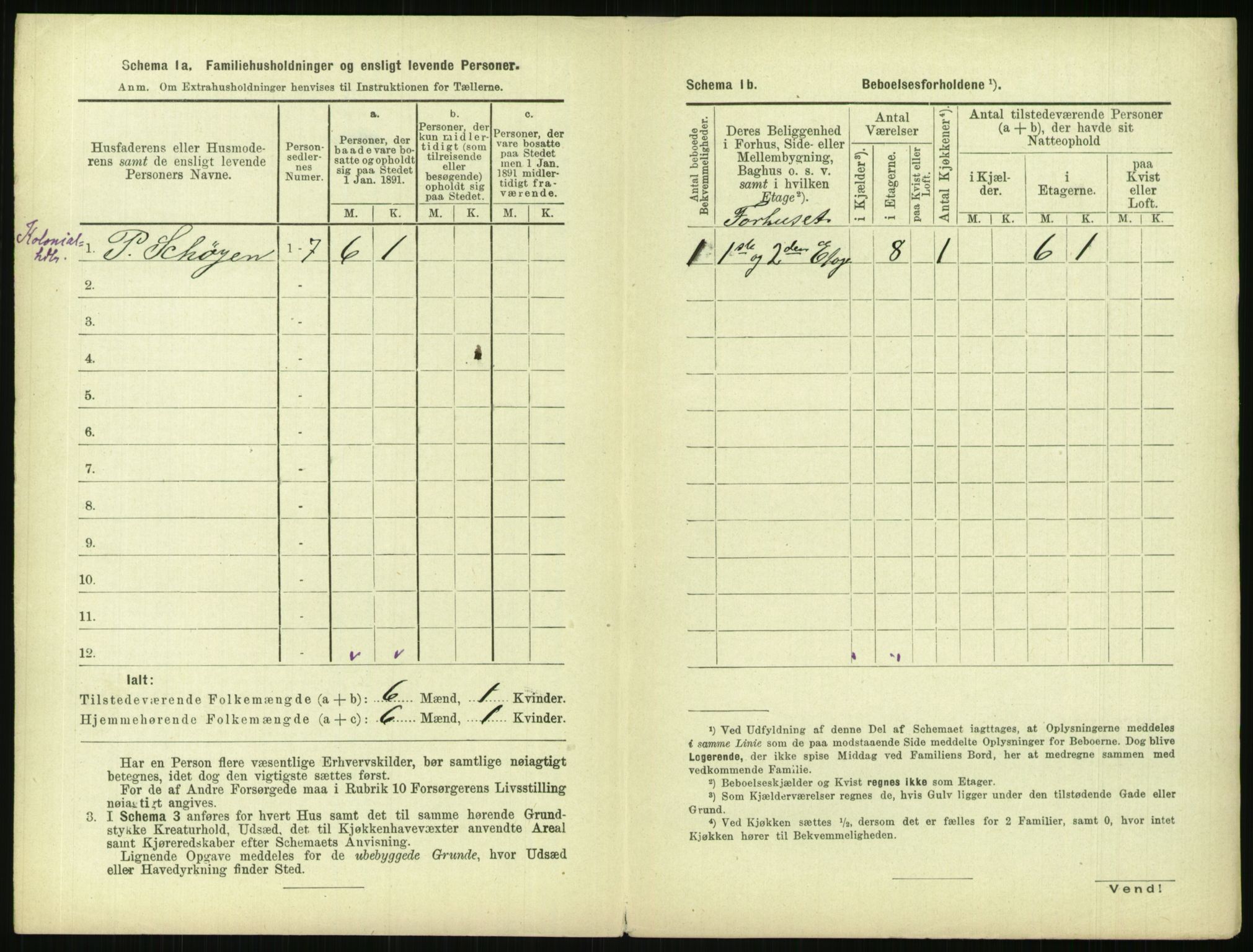 RA, 1891 census for 0301 Kristiania, 1891, p. 83138