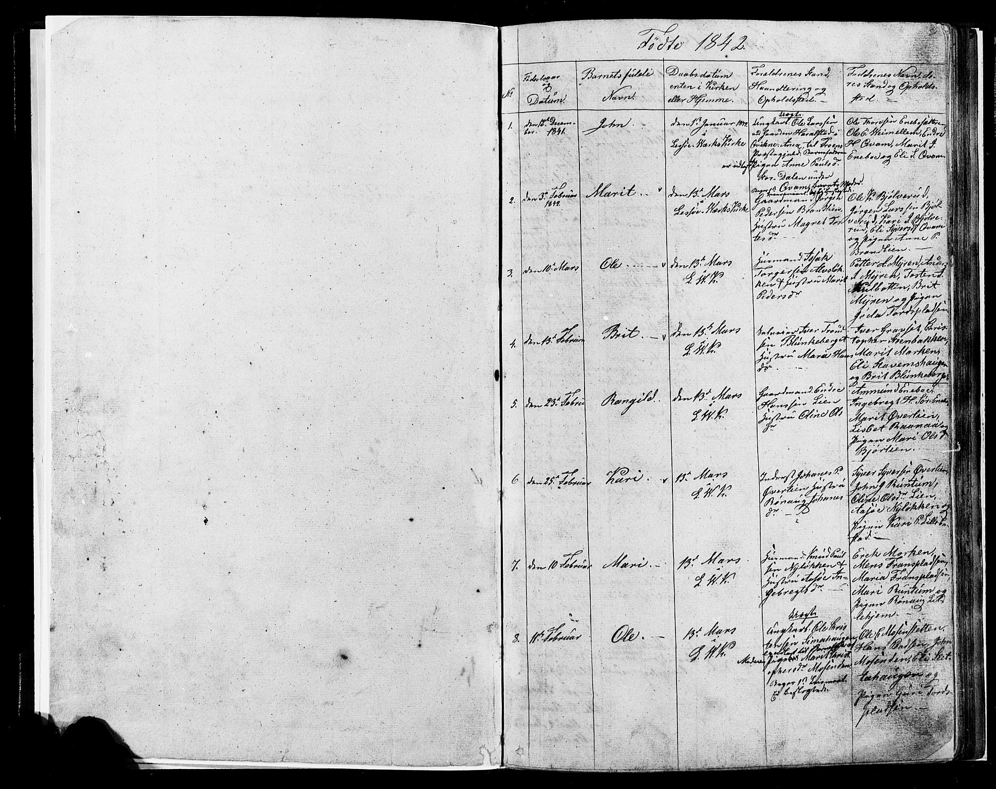 Lesja prestekontor, SAH/PREST-068/H/Ha/Hab/L0004: Parish register (copy) no. 4, 1842-1871, p. 2-3