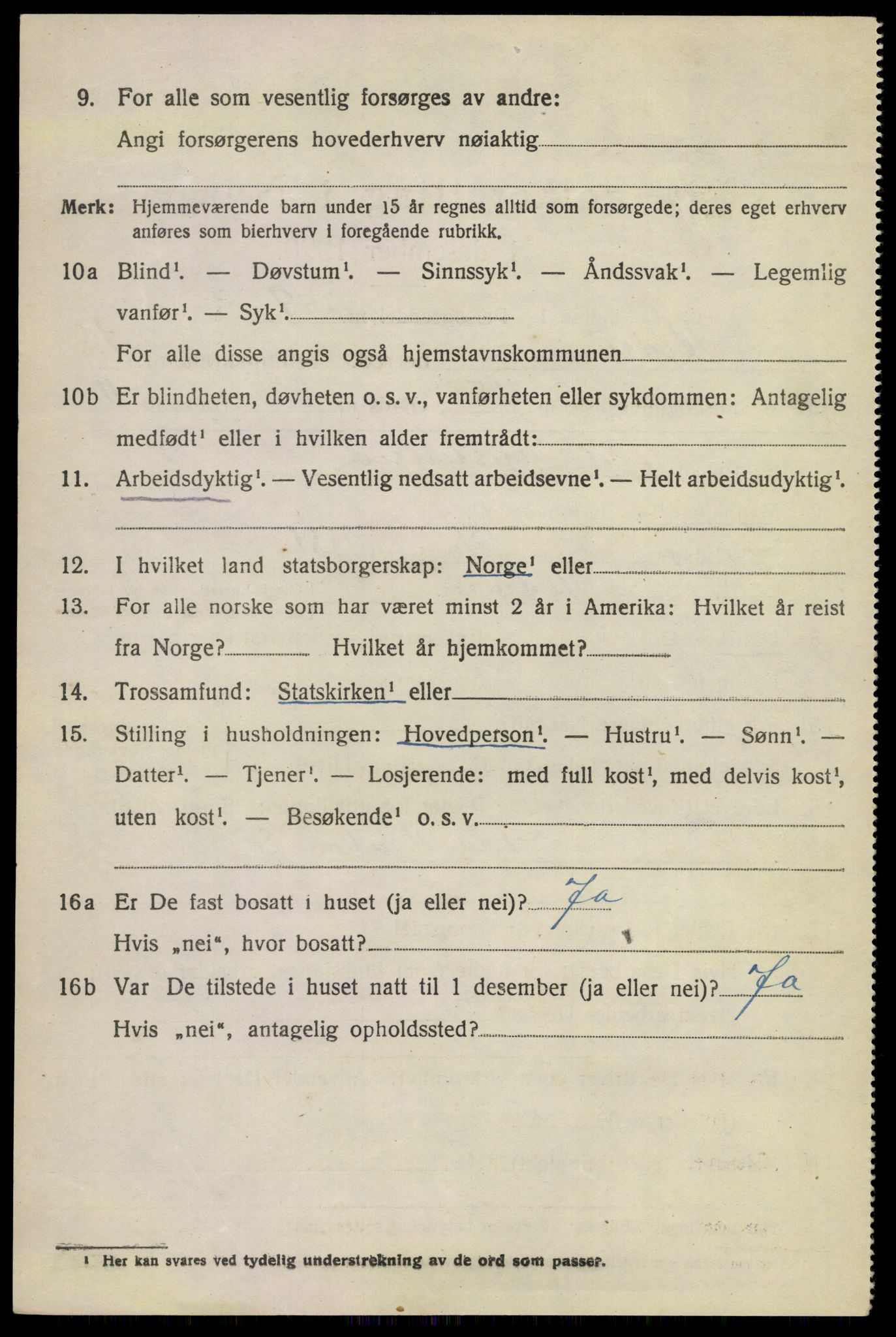SAKO, 1920 census for Hedrum, 1920, p. 10994