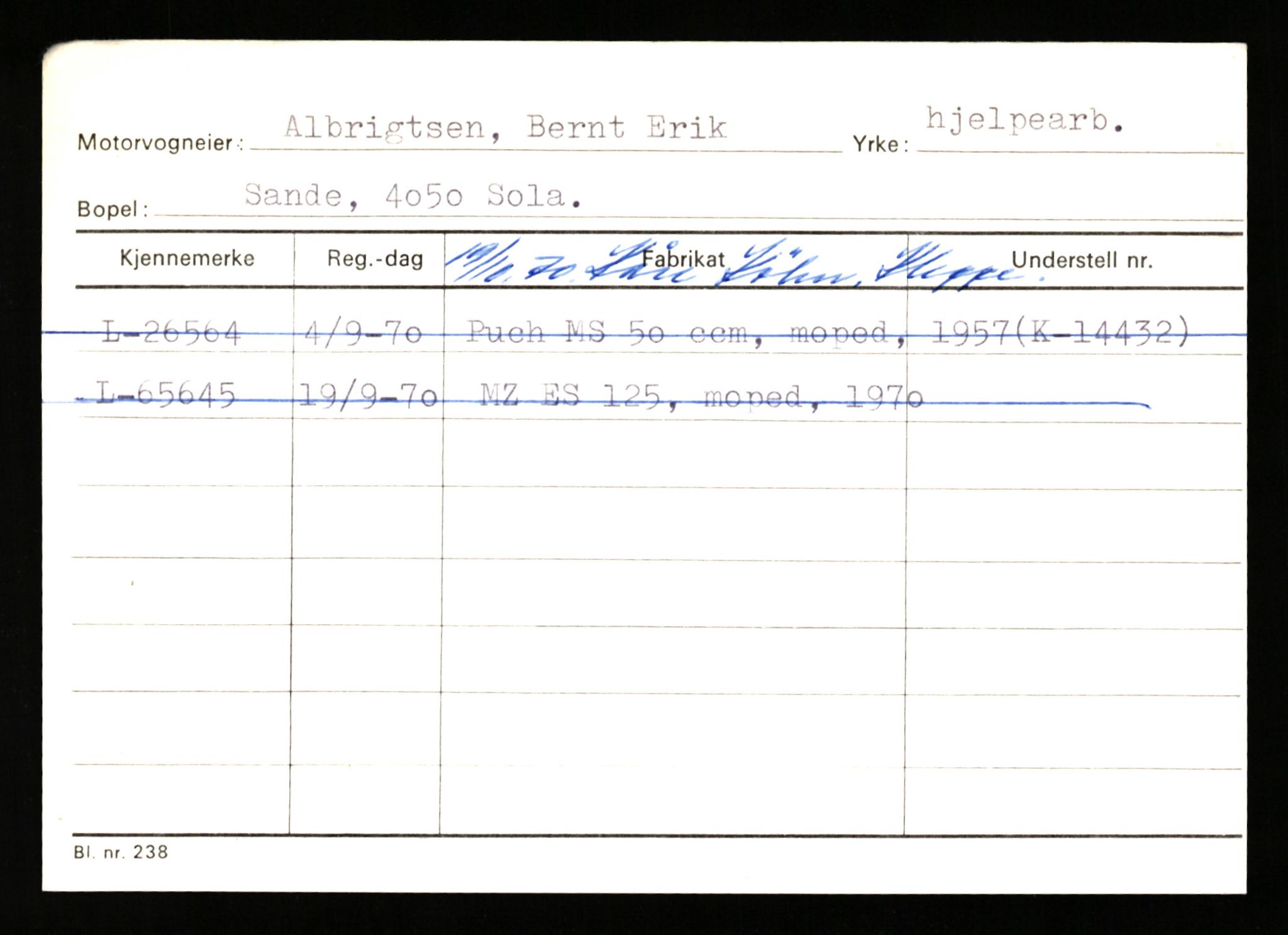 Stavanger trafikkstasjon, AV/SAST-A-101942/0/H/L0001: Abarbanell - Askerud, 1930-1971, p. 375