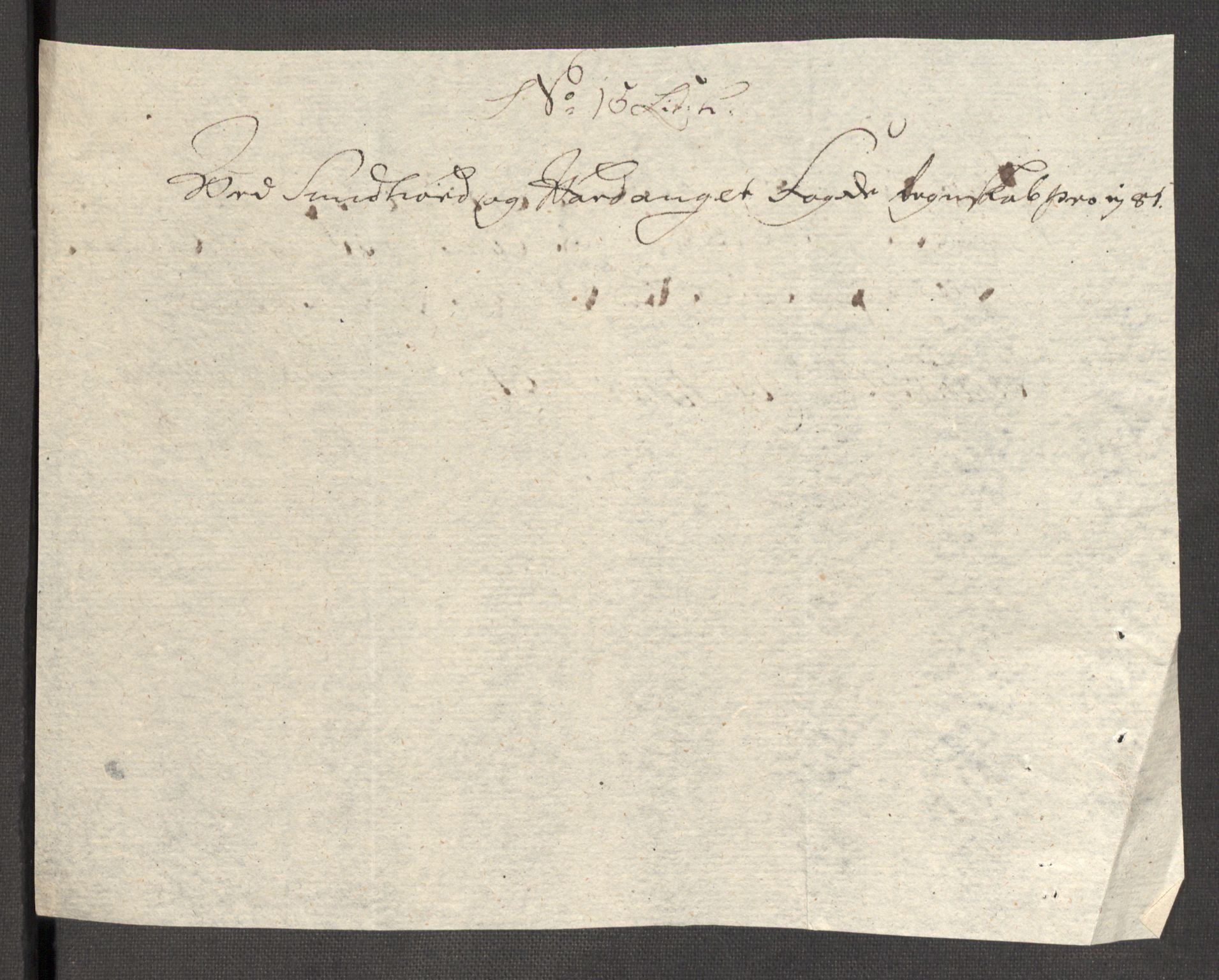 Rentekammeret inntil 1814, Reviderte regnskaper, Fogderegnskap, AV/RA-EA-4092/R48/L3097: Fogderegnskap Sunnhordland og Hardanger, 1781, p. 125