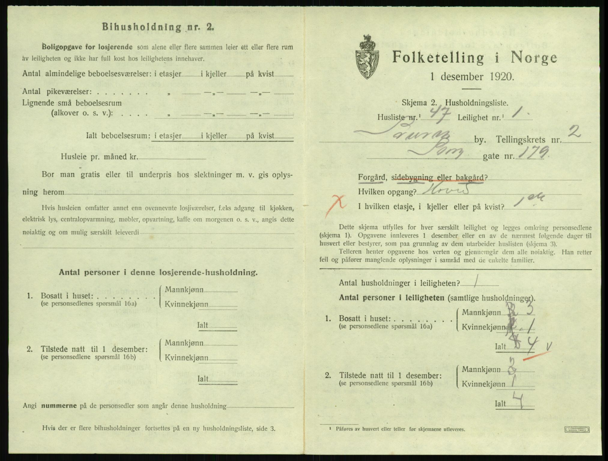 SAKO, 1920 census for Svelvik, 1920, p. 983