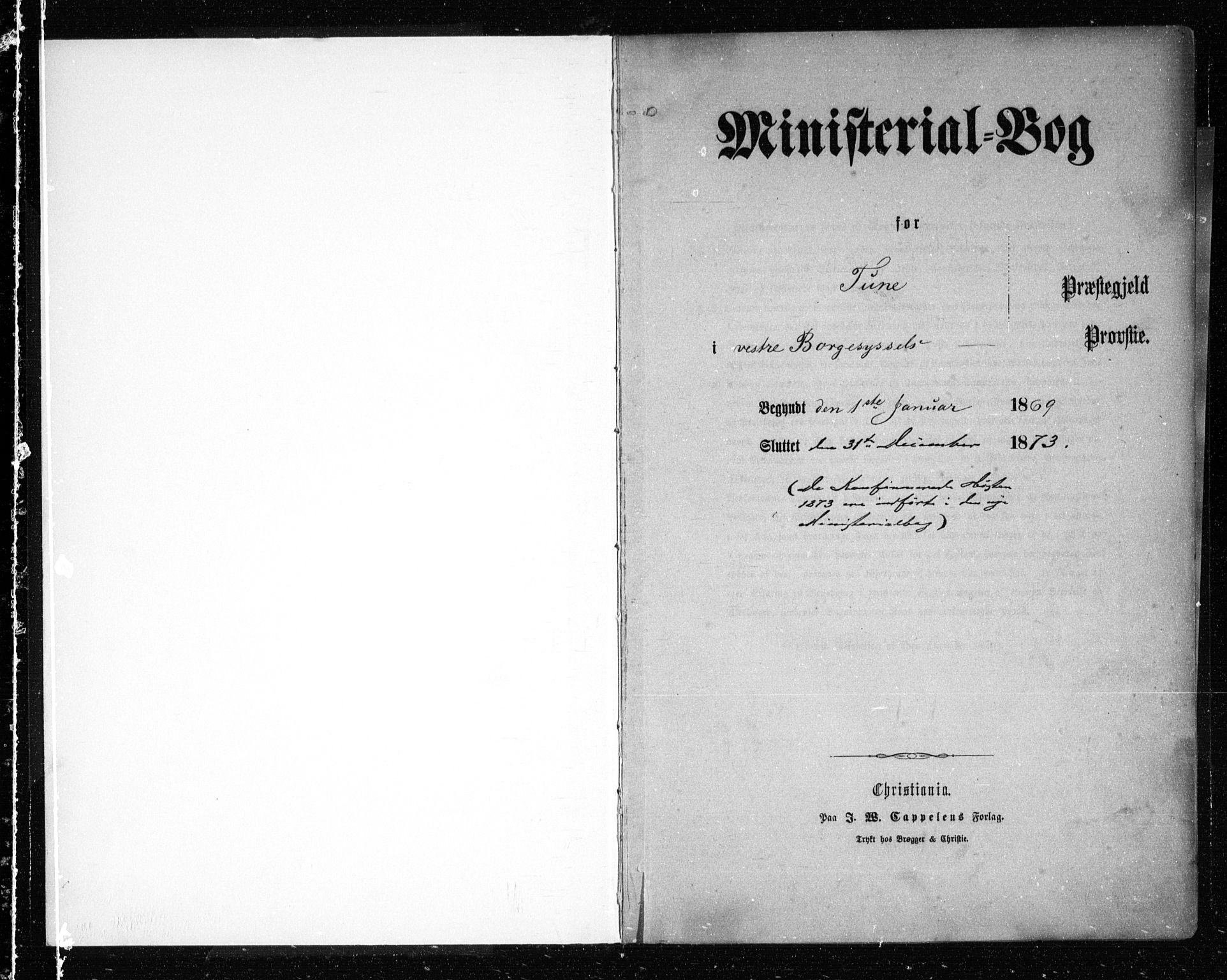 Tune prestekontor Kirkebøker, SAO/A-2007/F/Fa/L0015: Parish register (official) no. 15, 1869-1873