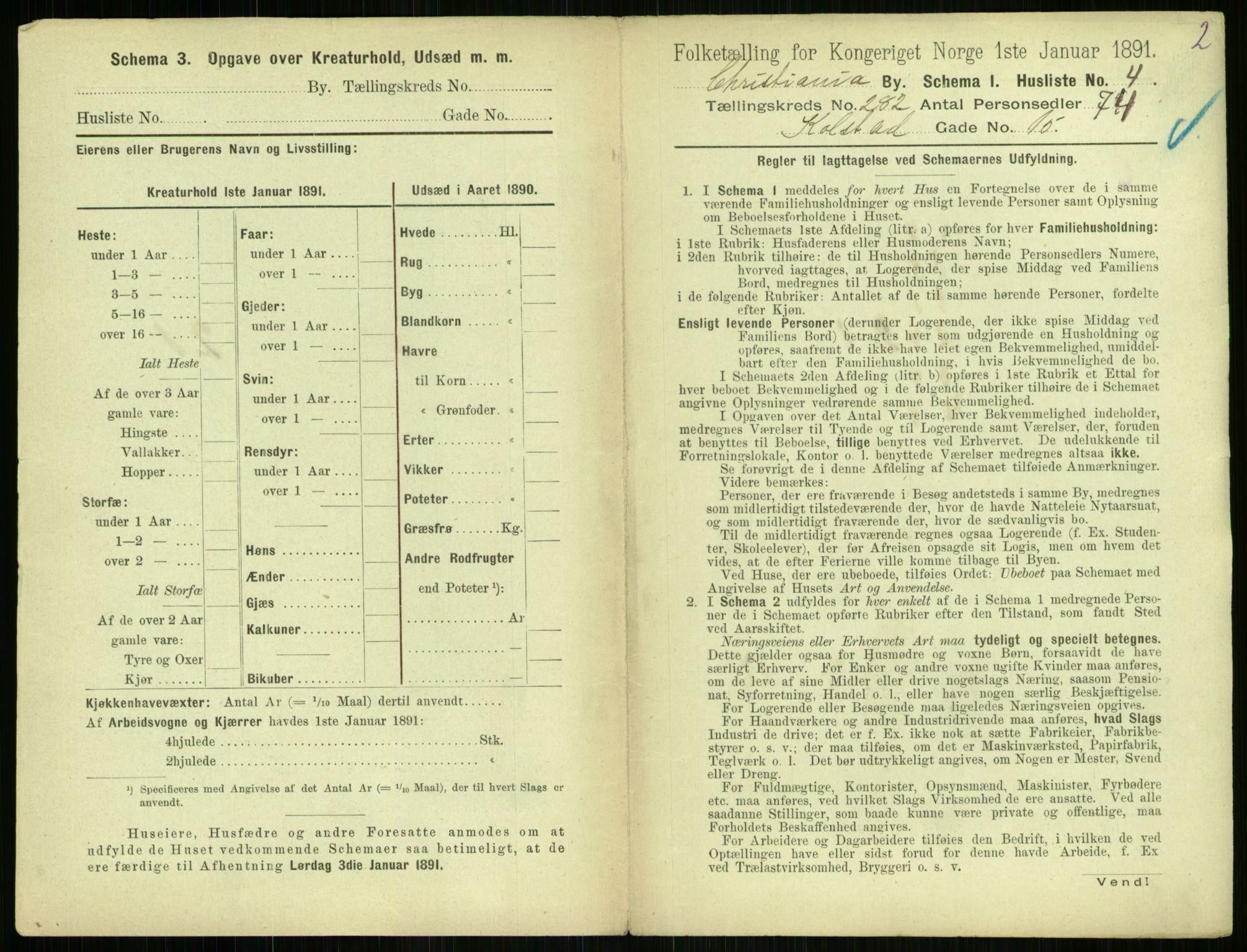 RA, 1891 census for 0301 Kristiania, 1891, p. 171462