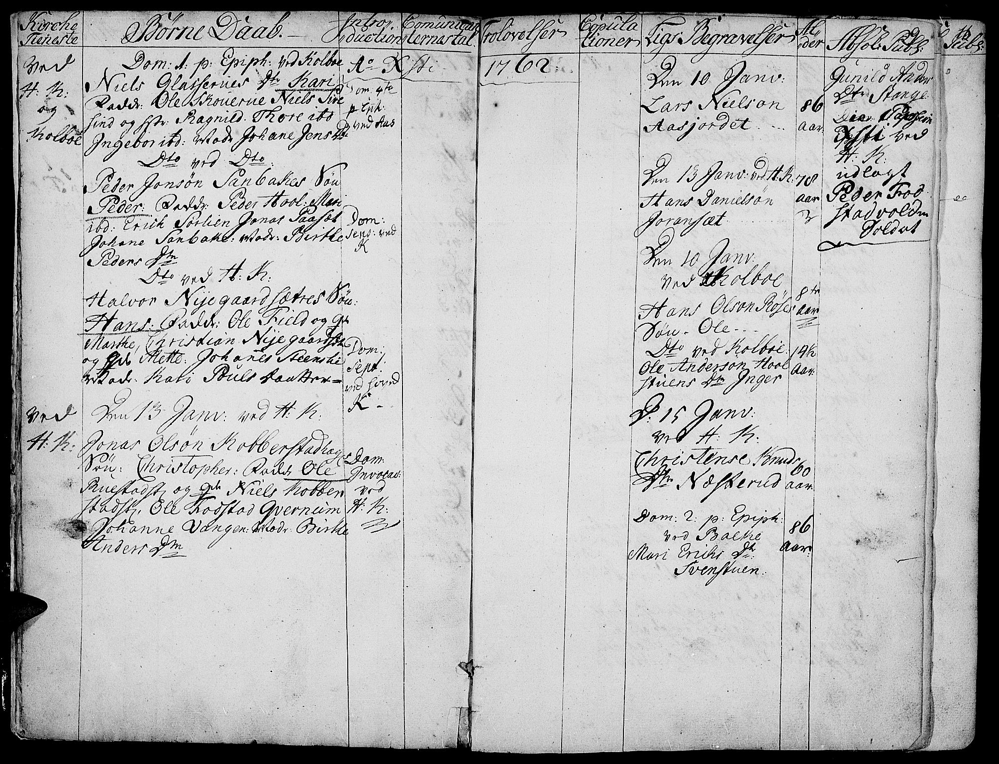 Toten prestekontor, AV/SAH-PREST-102/H/Ha/Haa/L0005: Parish register (official) no. 5, 1761-1772, p. 9