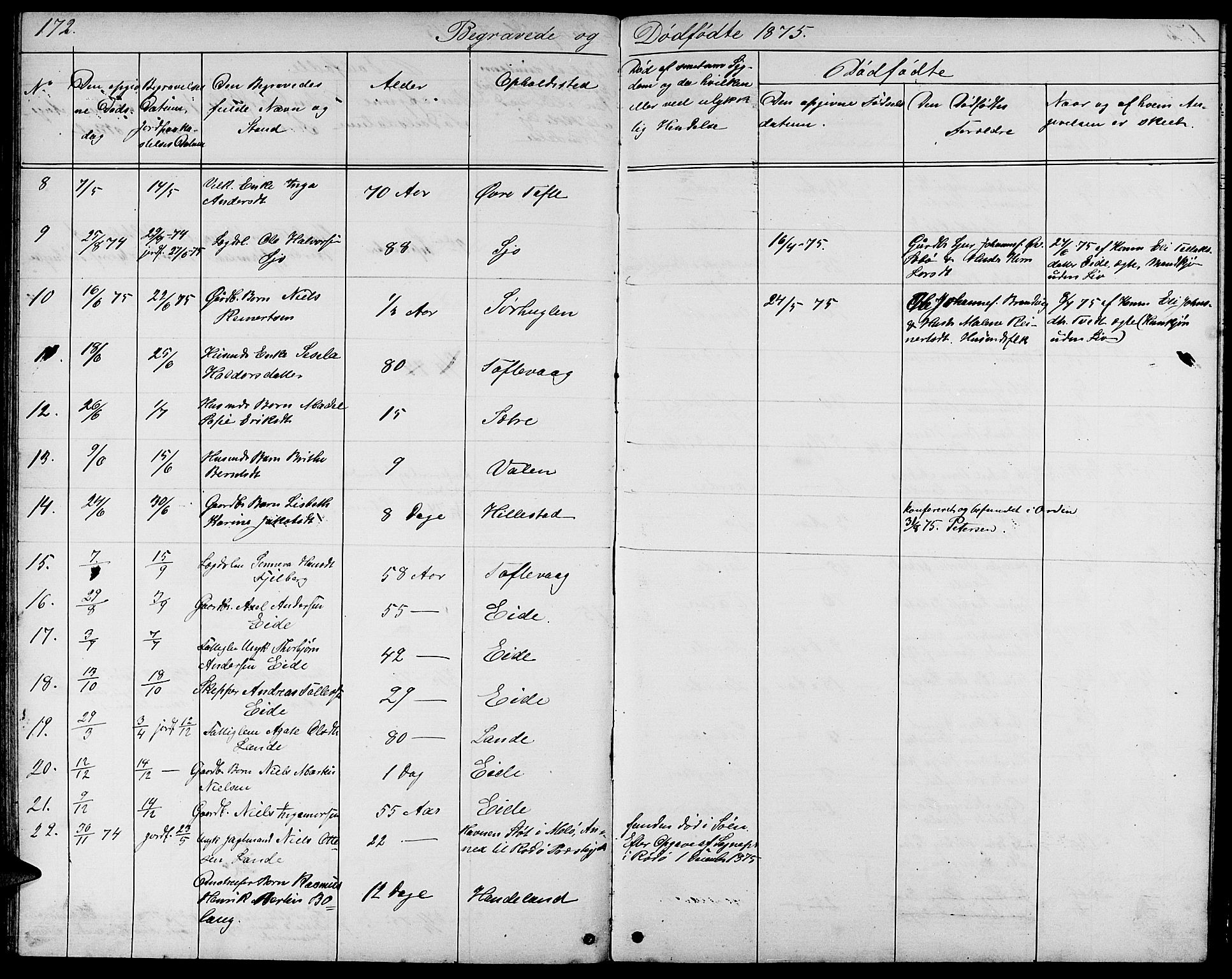 Fjelberg sokneprestembete, SAB/A-75201/H/Hab: Parish register (copy) no. B 3, 1868-1888, p. 172