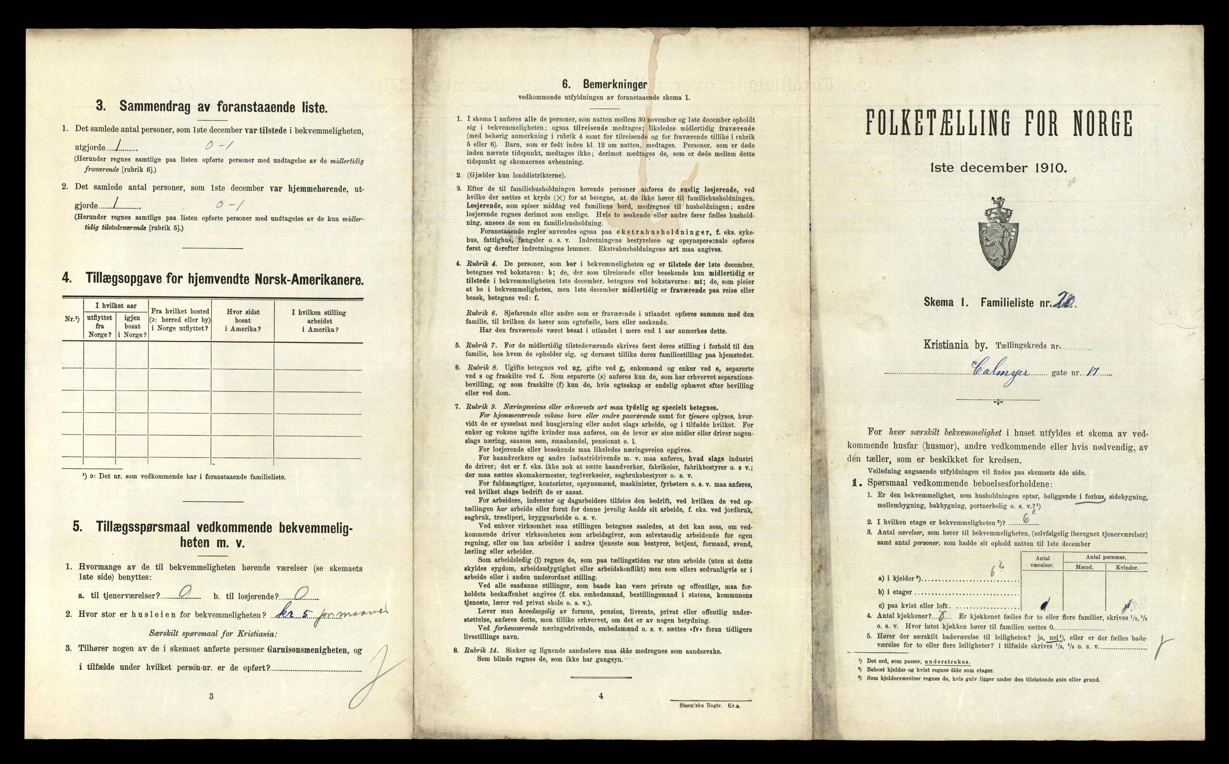 RA, 1910 census for Kristiania, 1910, p. 12825