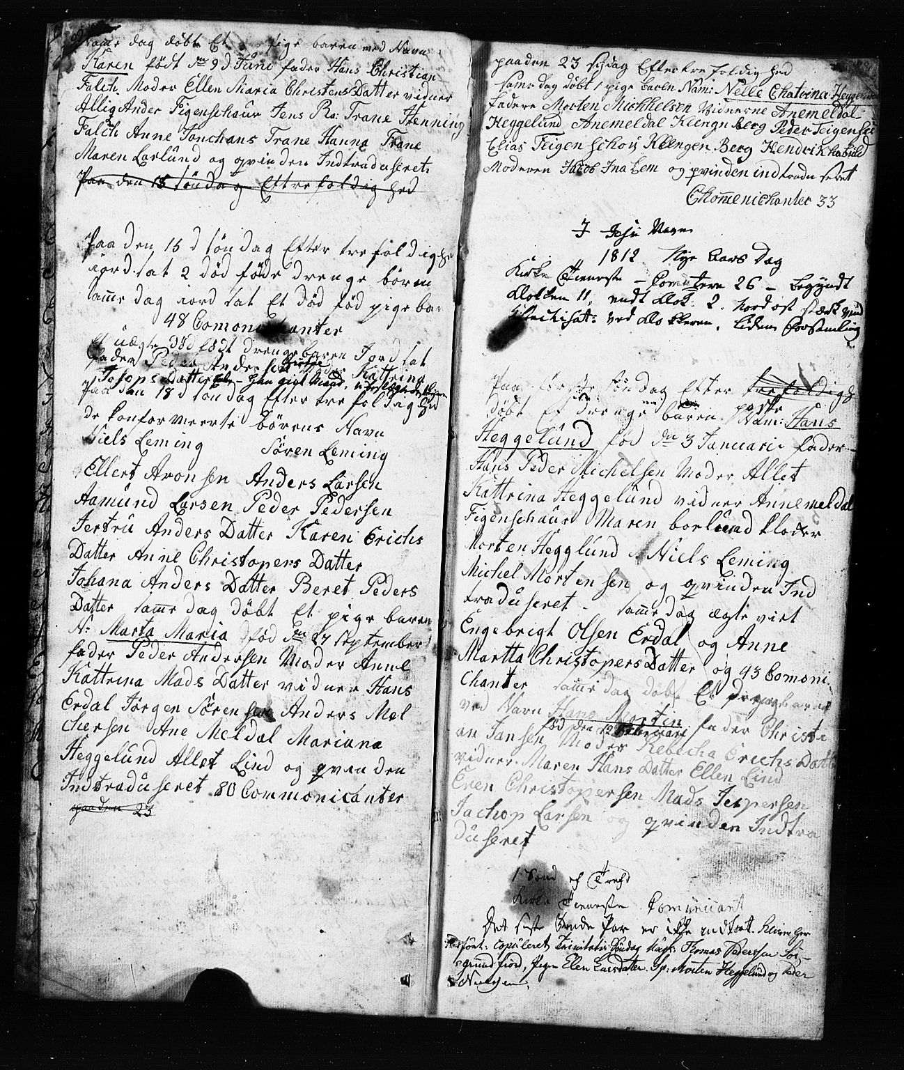 Karlsøy sokneprestembete, SATØ/S-1299/H/Ha/Haa/L0008kirke: Parish register (official) no. 8, 1805-1838, p. 22-23