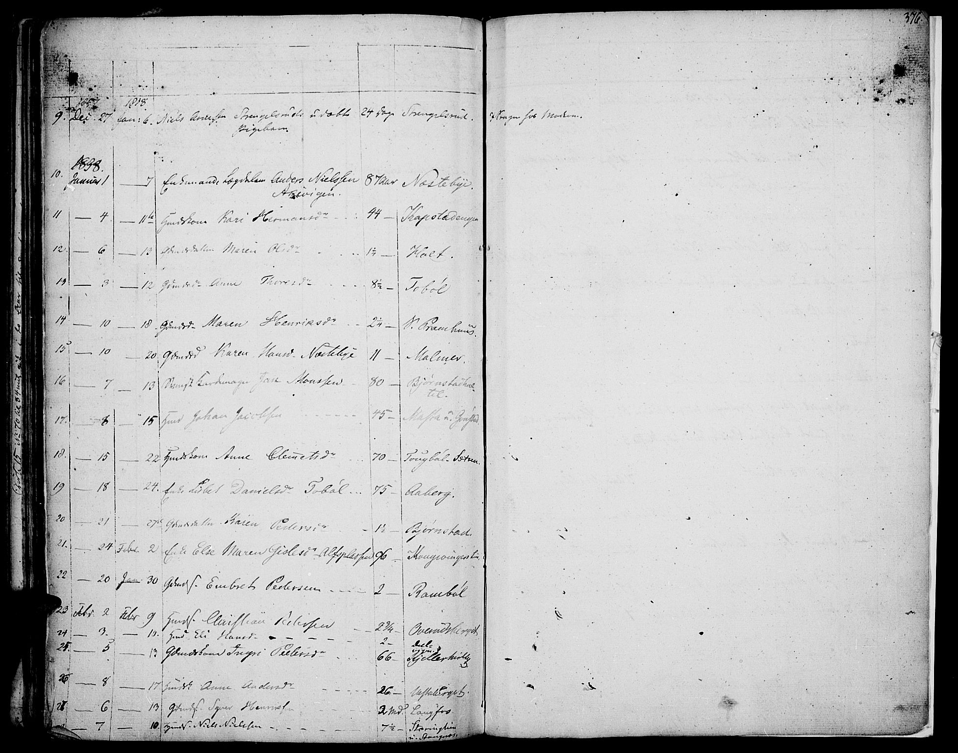 Vinger prestekontor, AV/SAH-PREST-024/H/Ha/Haa/L0007: Parish register (official) no. 7, 1826-1839, p. 376