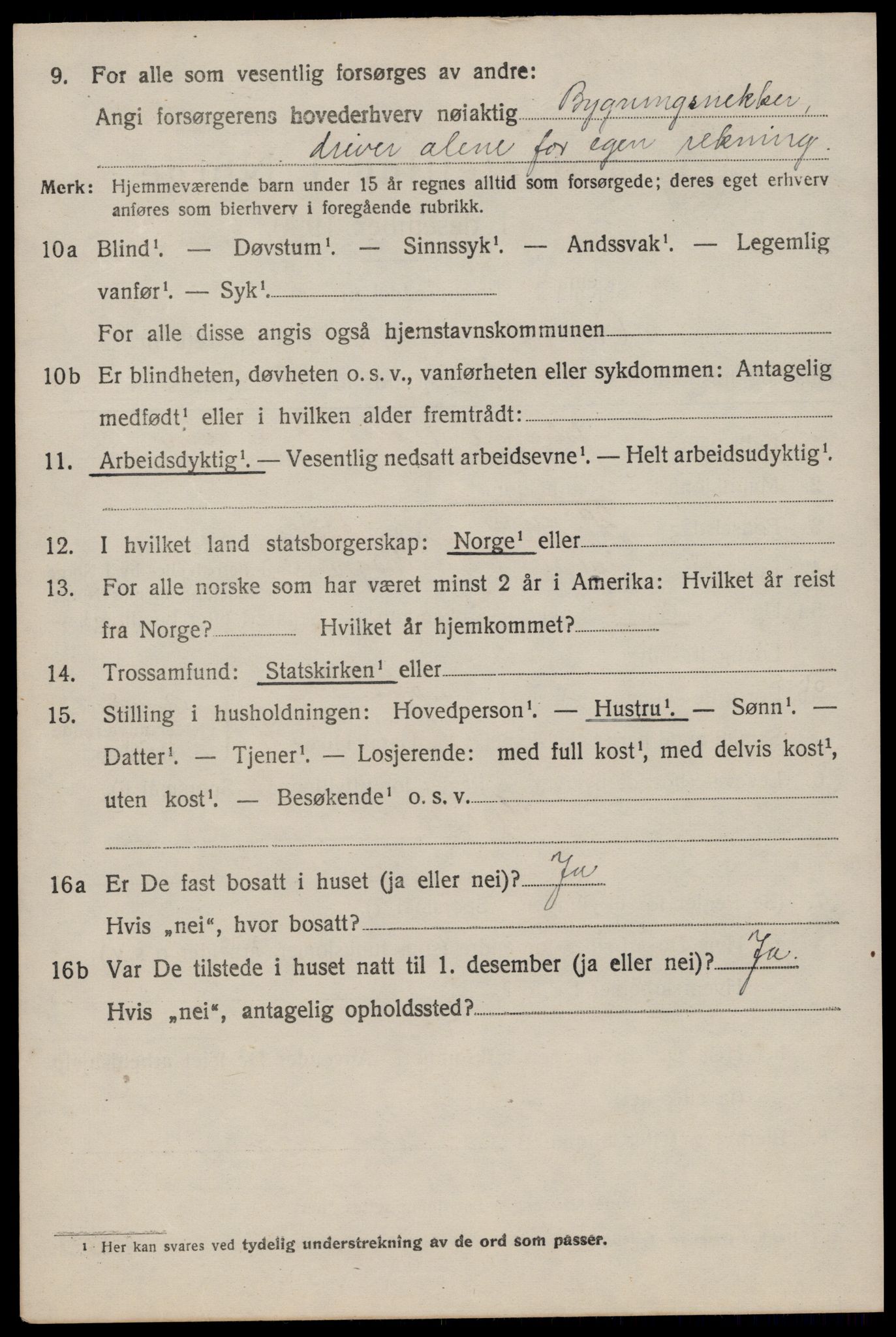 SAST, 1920 census for Ogna, 1920, p. 1750