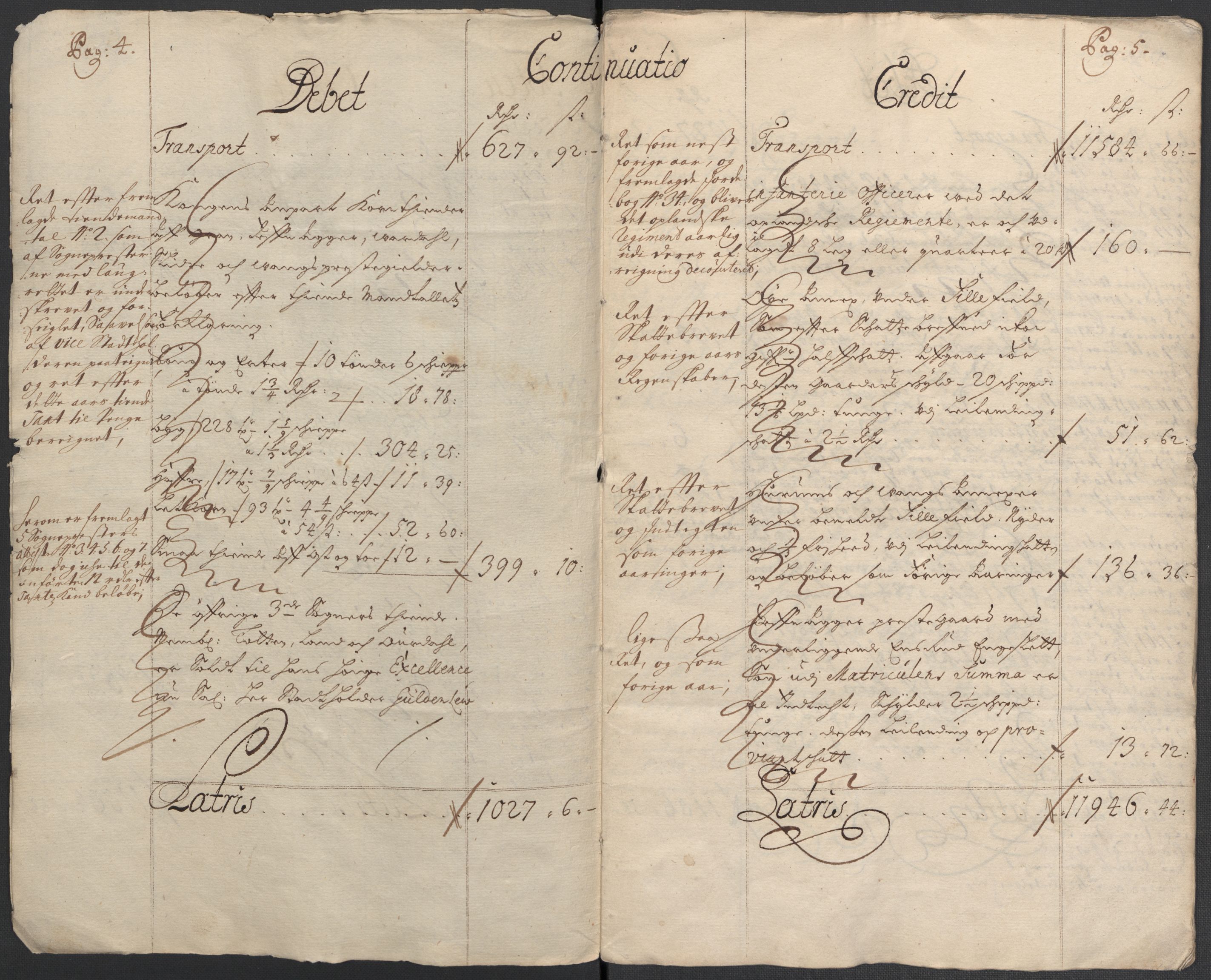 Rentekammeret inntil 1814, Reviderte regnskaper, Fogderegnskap, RA/EA-4092/R18/L1302: Fogderegnskap Hadeland, Toten og Valdres, 1704, p. 5