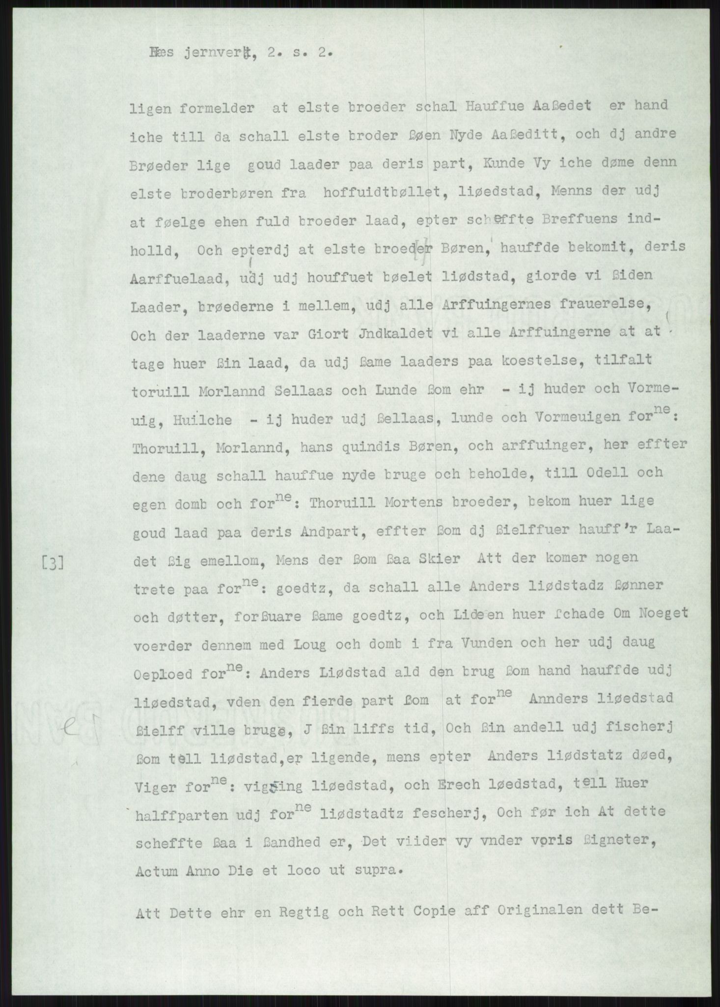 Samlinger til kildeutgivelse, Diplomavskriftsamlingen, AV/RA-EA-4053/H/Ha, p. 3241