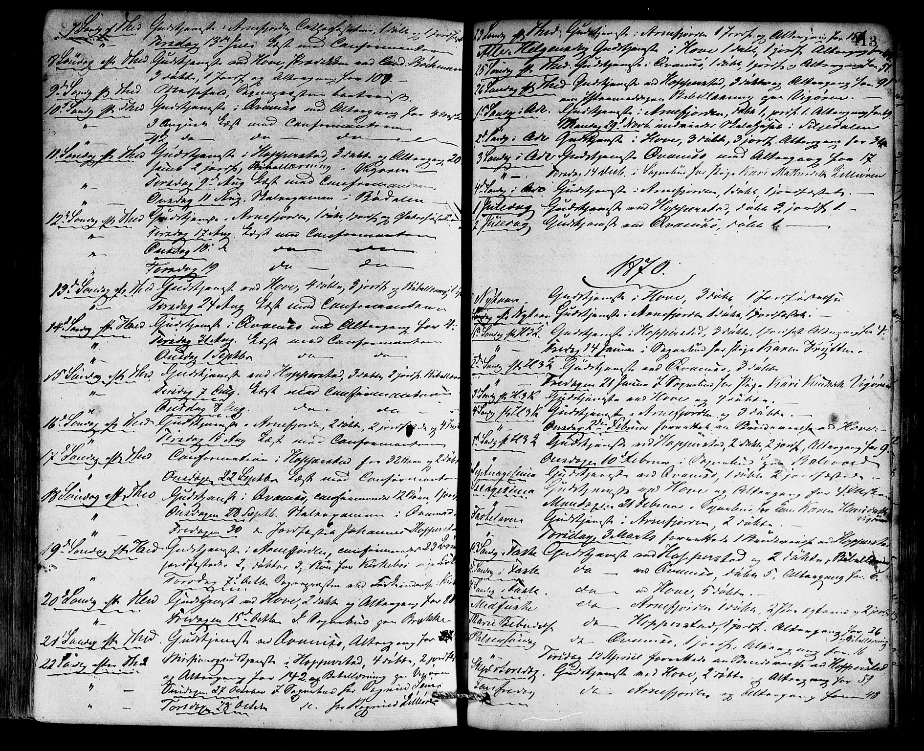 Vik sokneprestembete, AV/SAB-A-81501/H/Haa/Haaa/L0009: Parish register (official) no. A 9, 1866-1877, p. 413