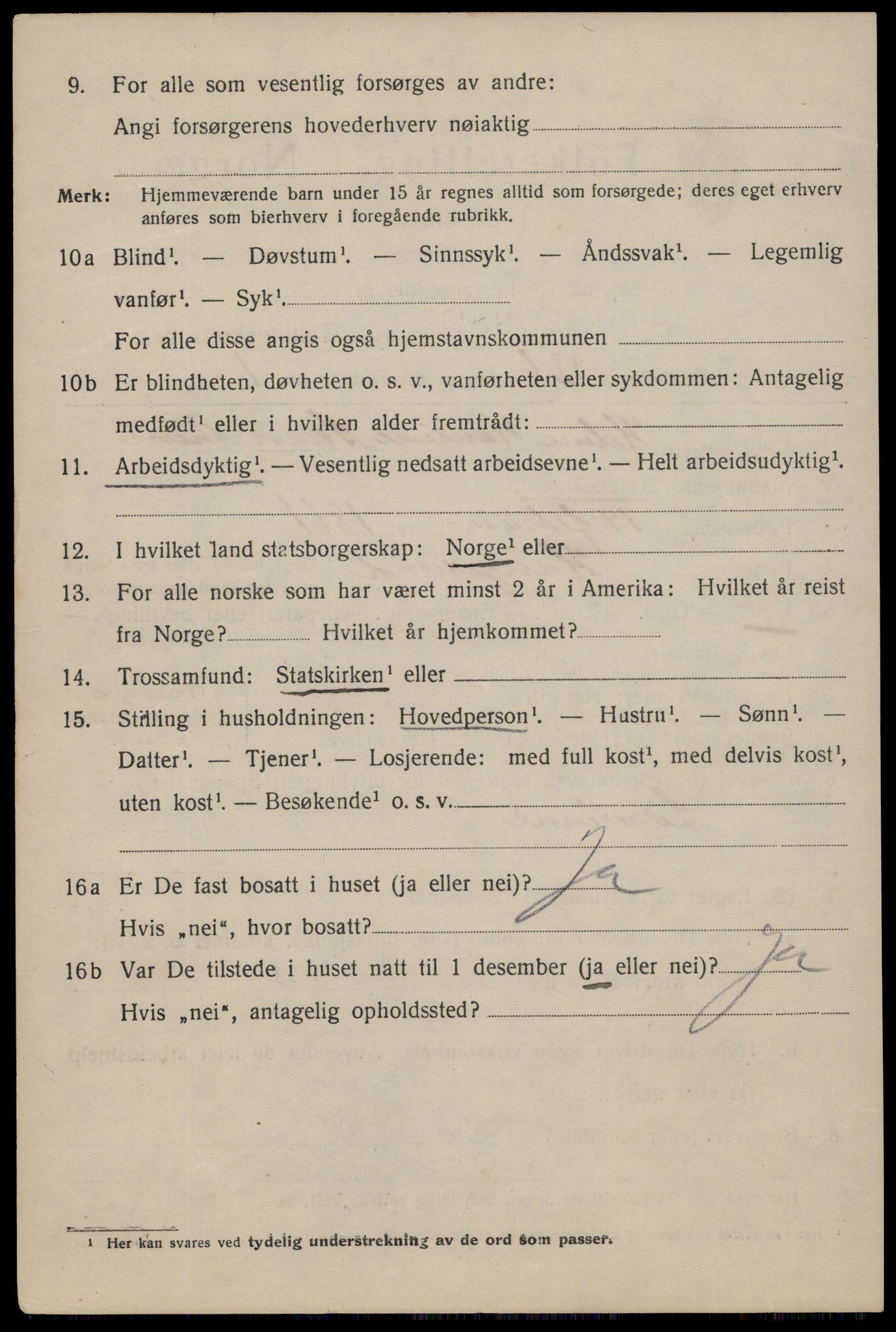 SAST, 1920 census for Haugesund, 1920, p. 32666