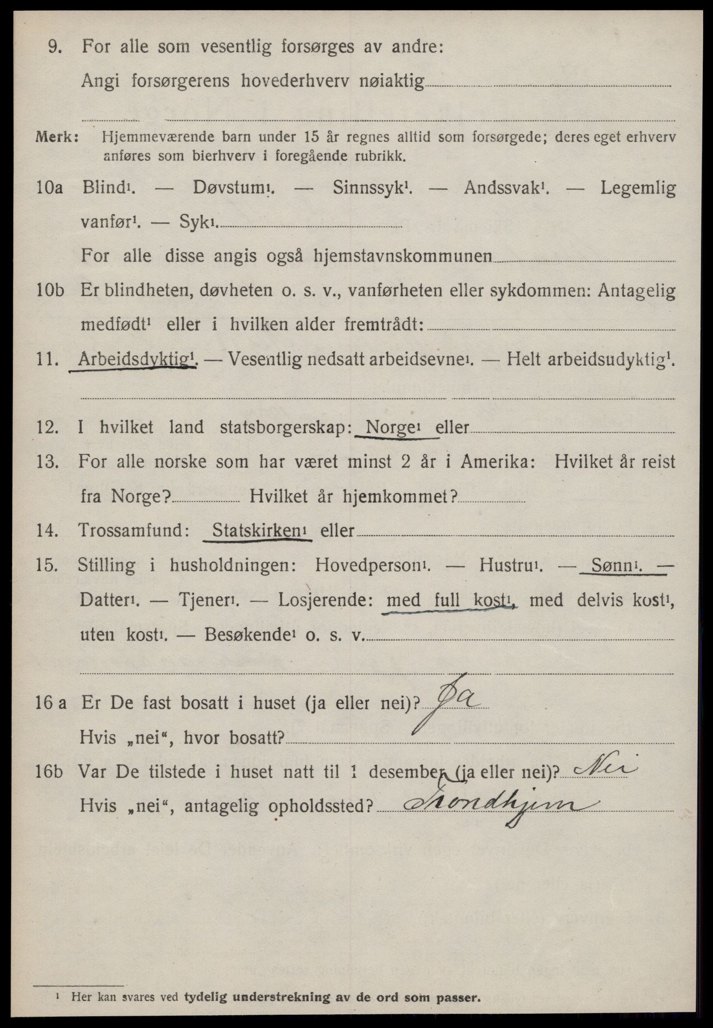 SAT, 1920 census for Brattvær, 1920, p. 2635