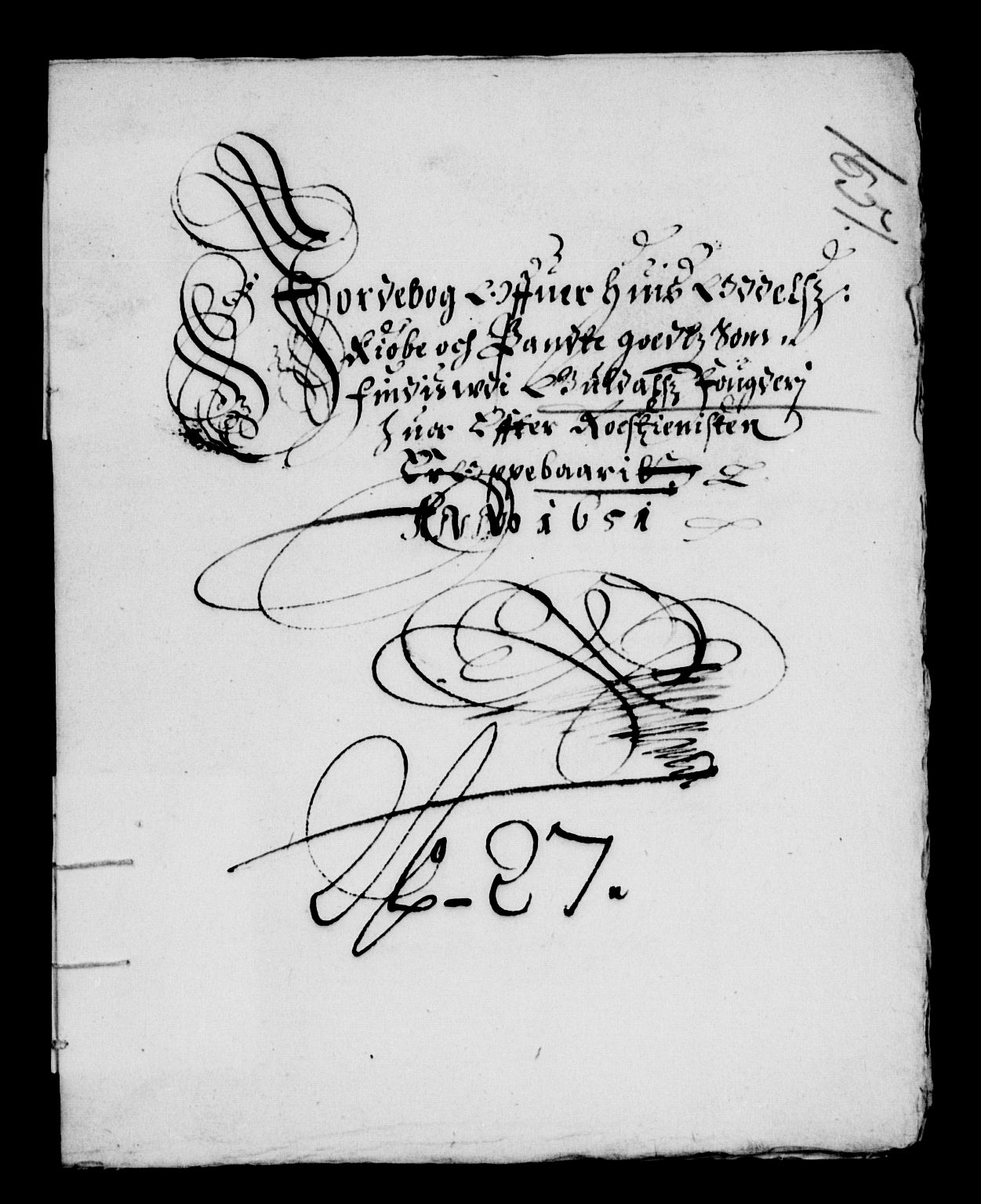 Rentekammeret inntil 1814, Reviderte regnskaper, Lensregnskaper, AV/RA-EA-5023/R/Rb/Rbw/L0106: Trondheim len, 1651-1652